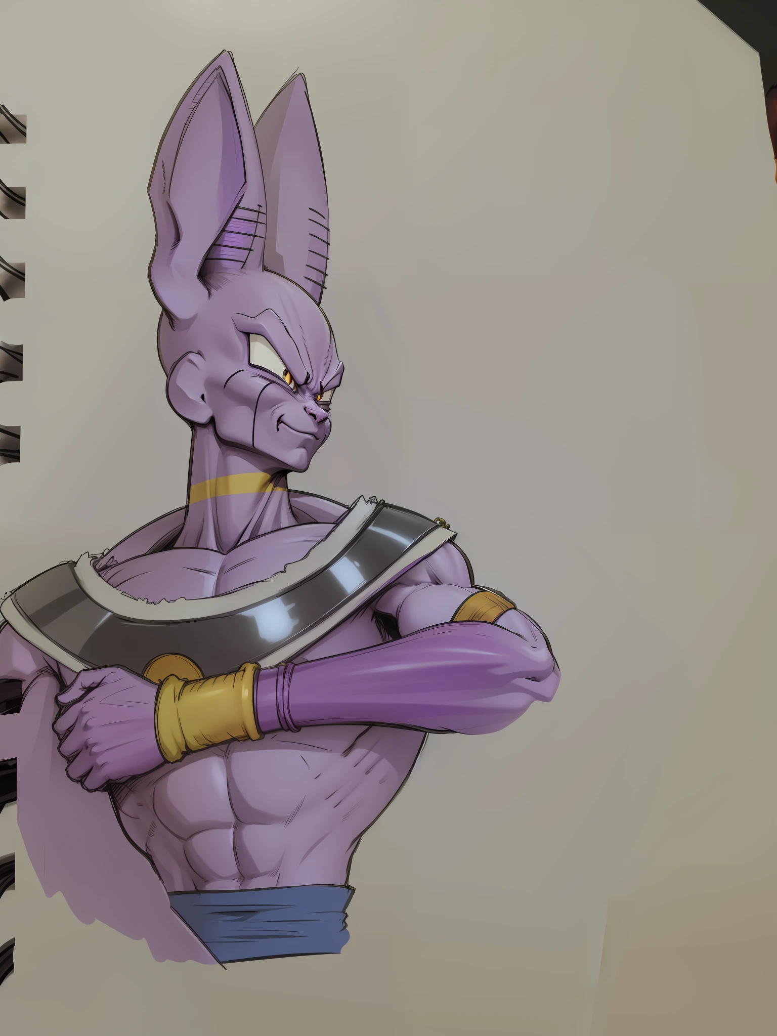 Dragon ball beerus character, do based on what I did.