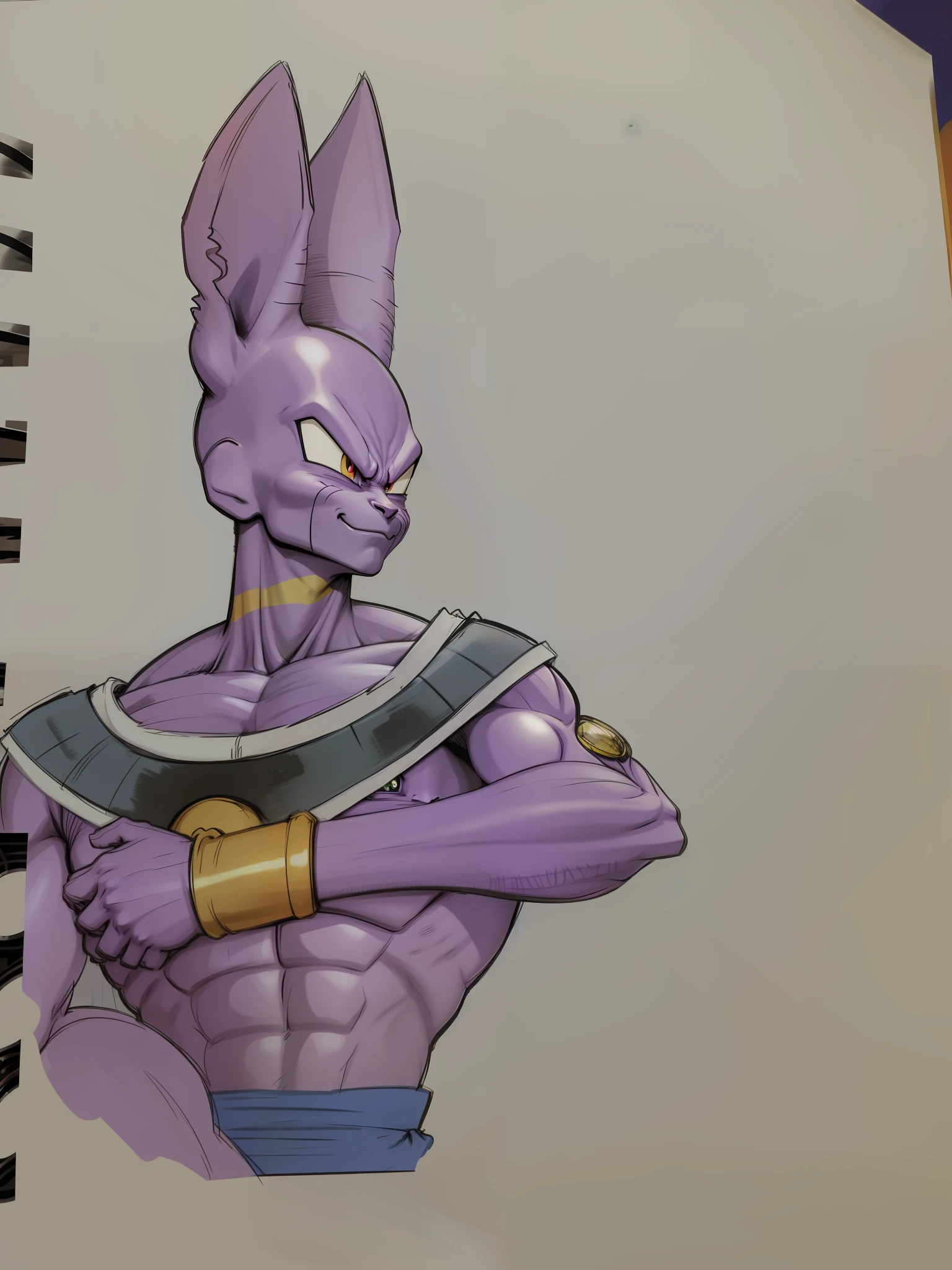 Dragon ball beerus character, do based on what I did.