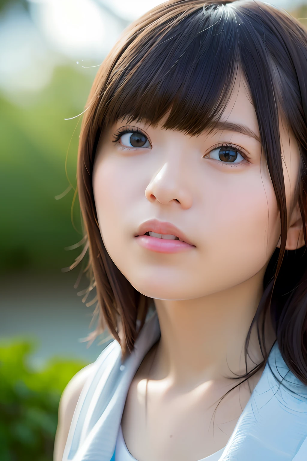 best quality, masterpiece, ultra high res, 8K, raw, (photo realistic:1.4), soft light, asuka, 1 girl,