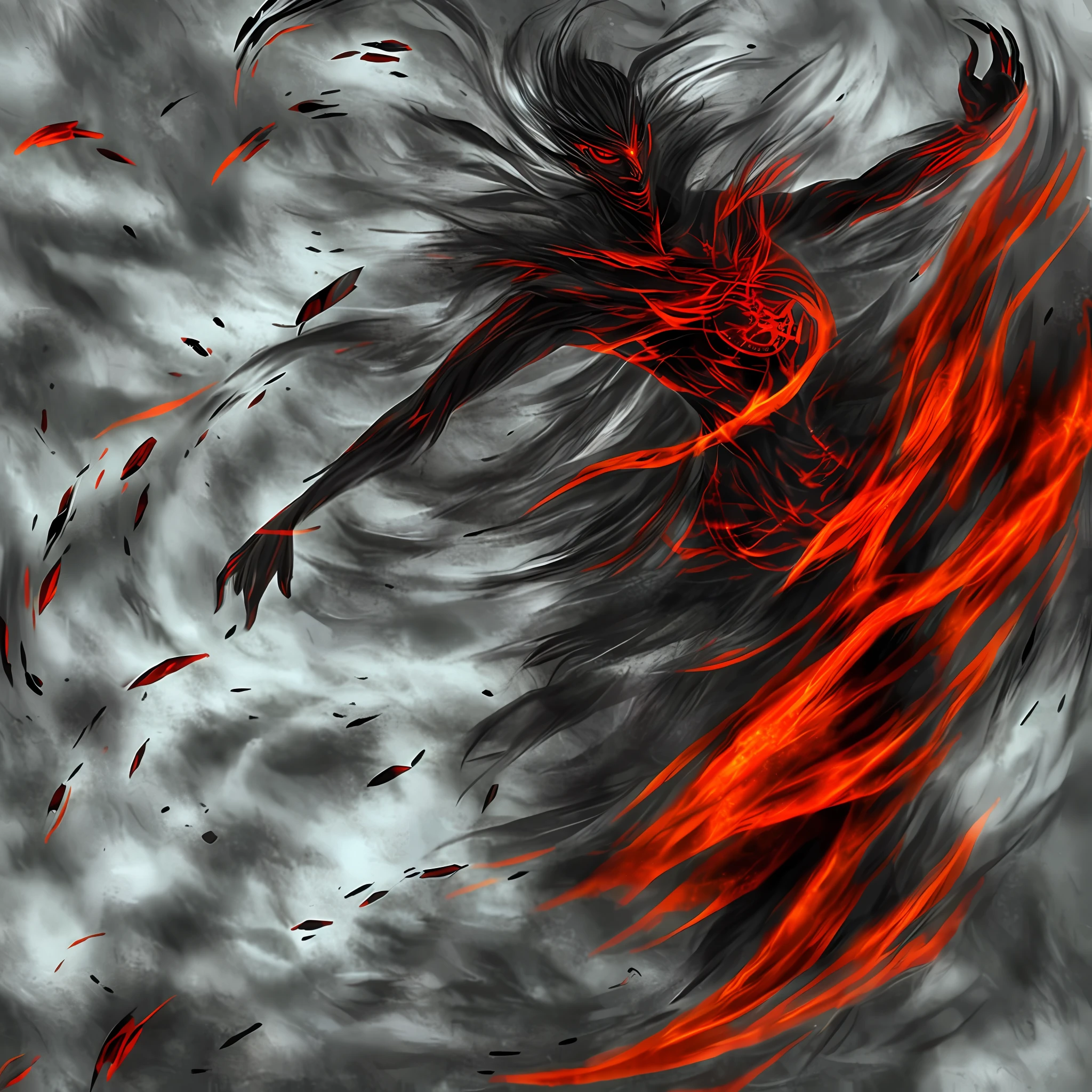 Reference to apparition d&d, red eyes, being of smoke