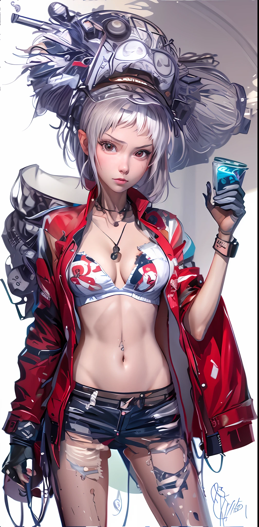 There's a woman in a white bikini posing by a pool, photorealistic girl rendering, realistic bikini, Ilya Kuvshinov. 4 k, 3 d realistic anime, 3d style, hyper-realistic student, [ 4 k photorealism ]!!, a hyper-realistic student, ultra realistic image