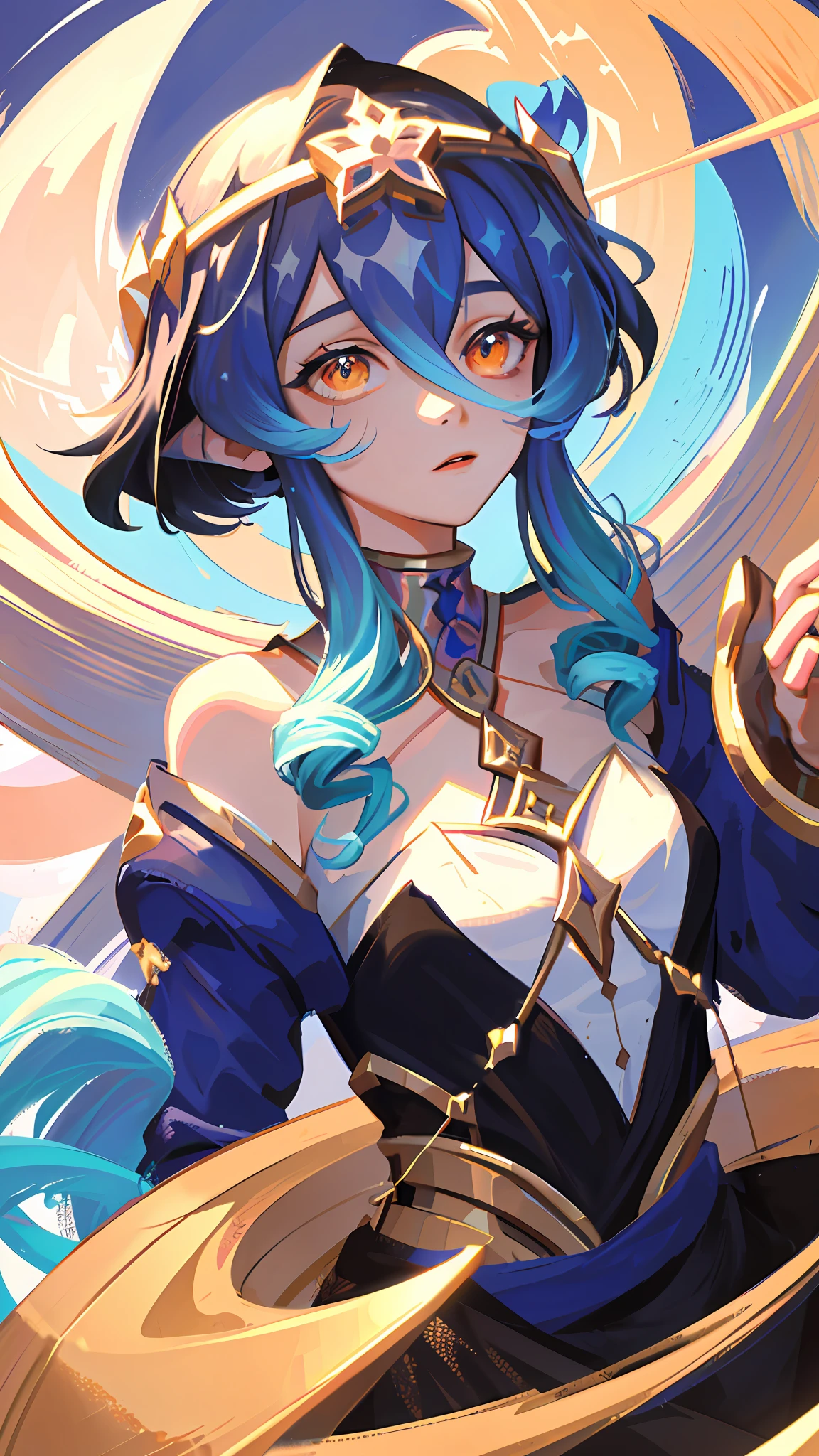 layla (masterpiece), (best quality), (ultra detailed),(disheveled hair),(illustration), (1girl), beautifuldetailedeyes,delicate beautiful face,Floating,(high saturation),(colorful splashes),colorful bubble,(shining),focus on face