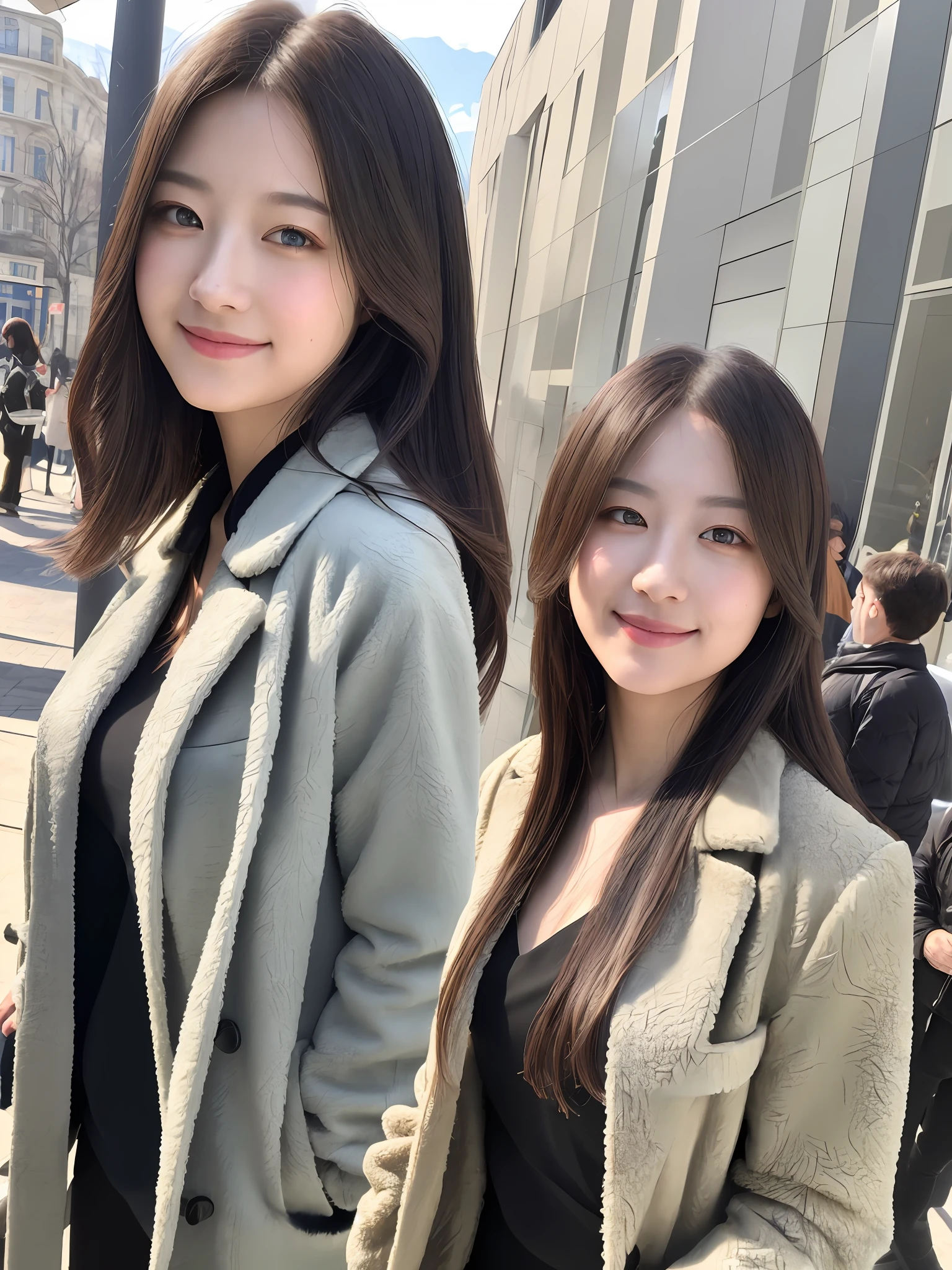 (masterpiece), (best quality),photorealistic, 8k raw photo,ultra high res,highest detailed,intricate,8k,HDR,makeup
Ray tracing,light rays, True physical reflections,smile
1girl,upper body,looking aside,coat, masterpiece, best quality,