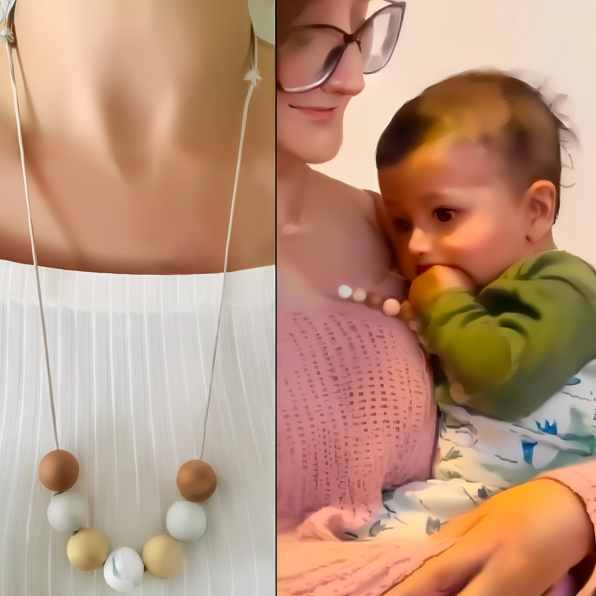 a close up of a woman holding a and a necklace, wearing several pendants, inspired by Louisa Matthíasdóttir, inspired by Evert Collier, necklace, bead necklace, inspired by Nándor Katona, product introduction photos, maler collier, inspired by Dóra Keresztes, inspired by Christen Købke