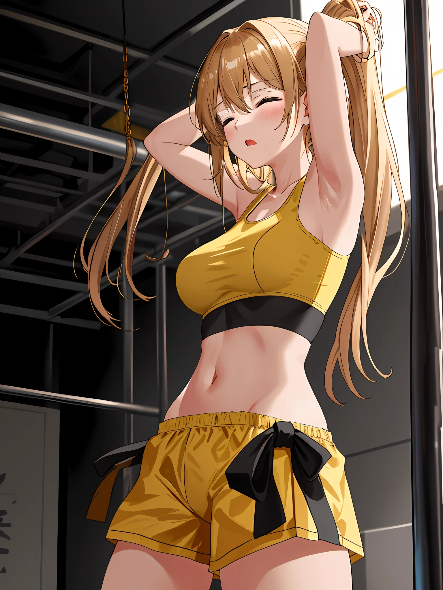 Closing your eyes