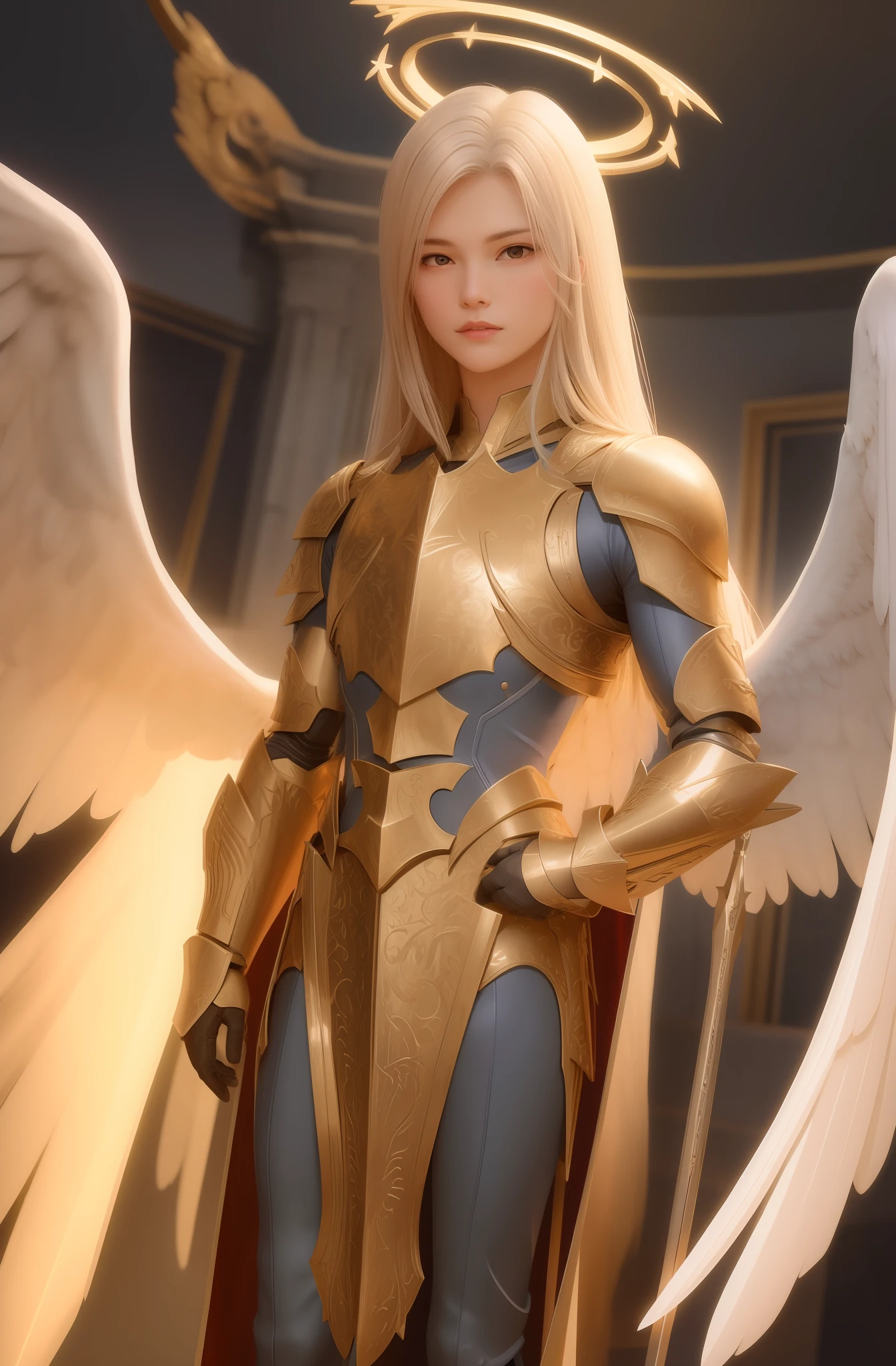 Archangel in armor