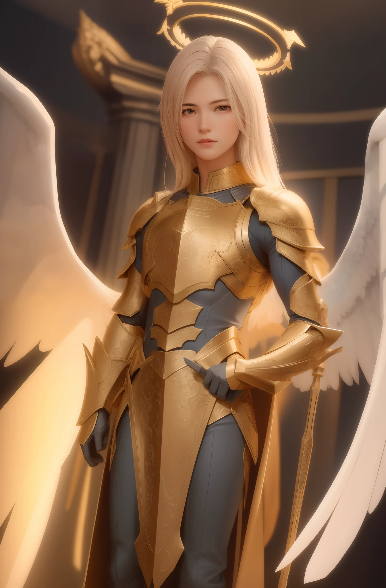 Archangel in armor