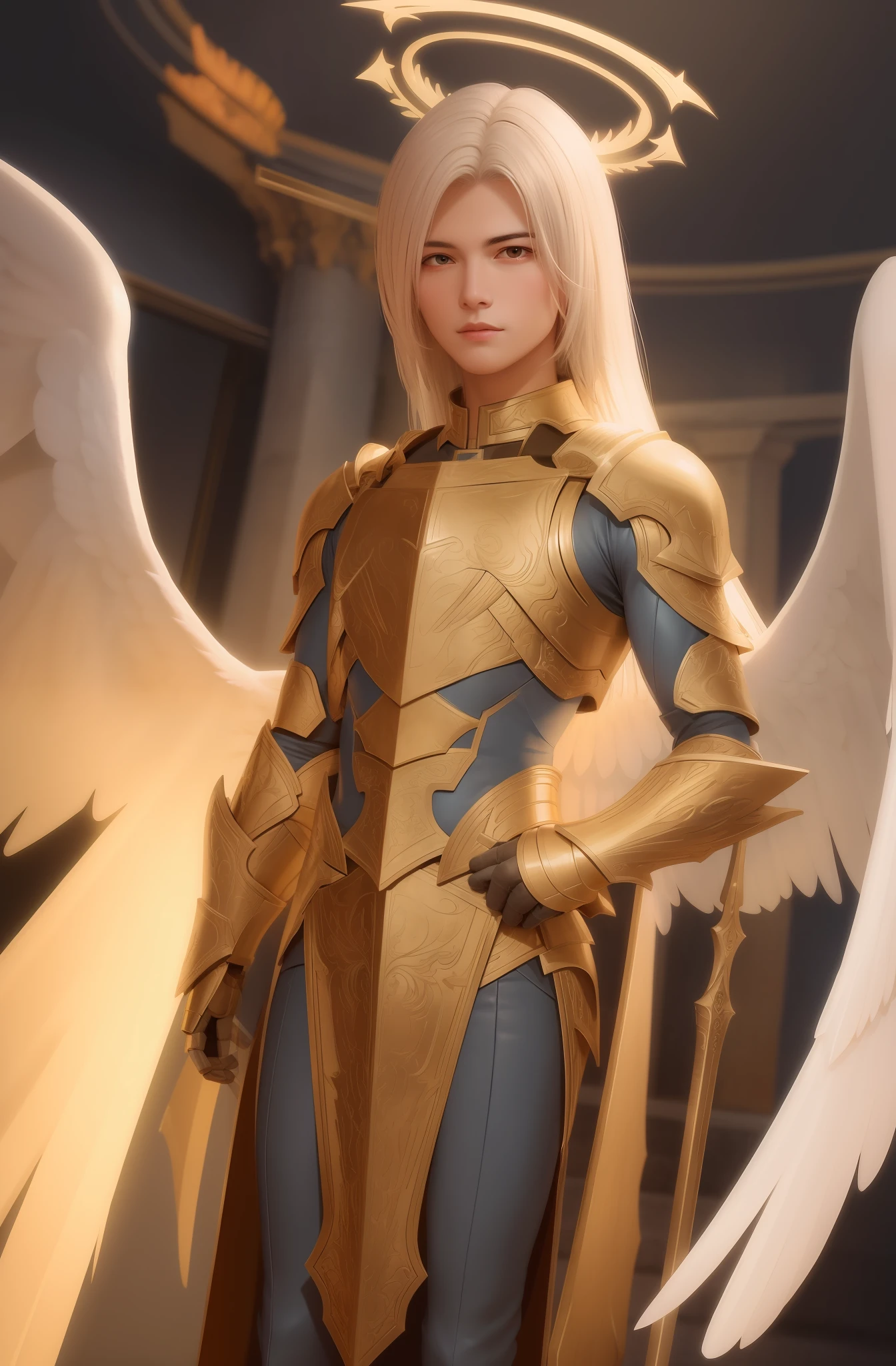 Archangel in armor