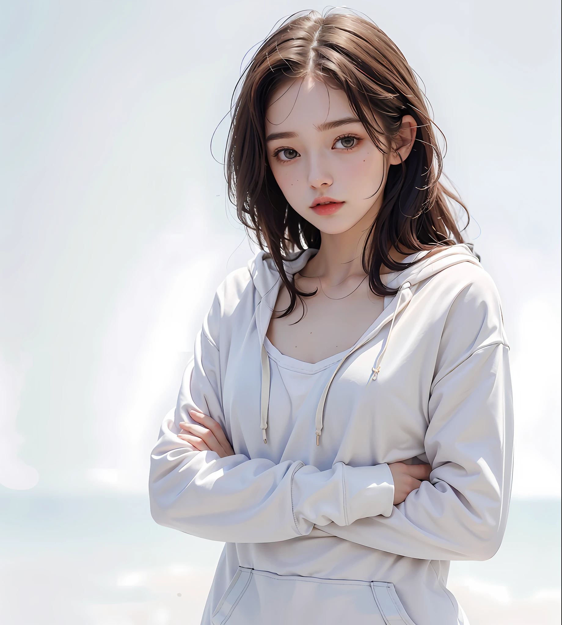maasterpiece, best quality
beautiful schoolgirl, cute, beautiful girl, petite, (flat chest:1.3), porcelain skin, pale skin, very long hair, 
(oversized hoodie),
(2girls), hug, touching,
white background, full body, body shot,
ultra realistic, ultra detailed, photo realistic, photorealism, detailed, realistic skin, detailed,  photorealistic,