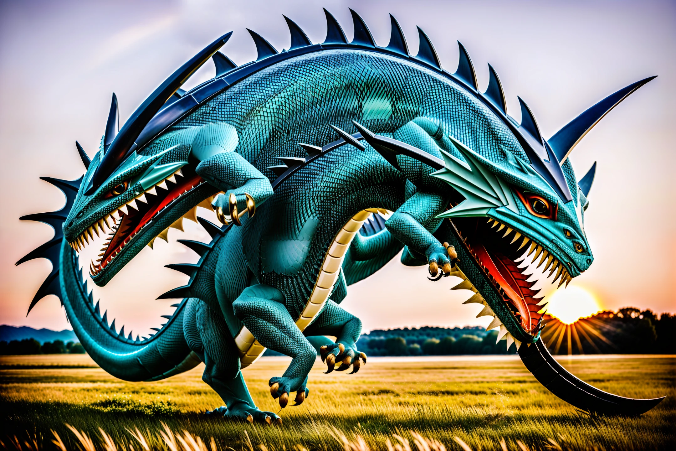 Dragon biting its own tail