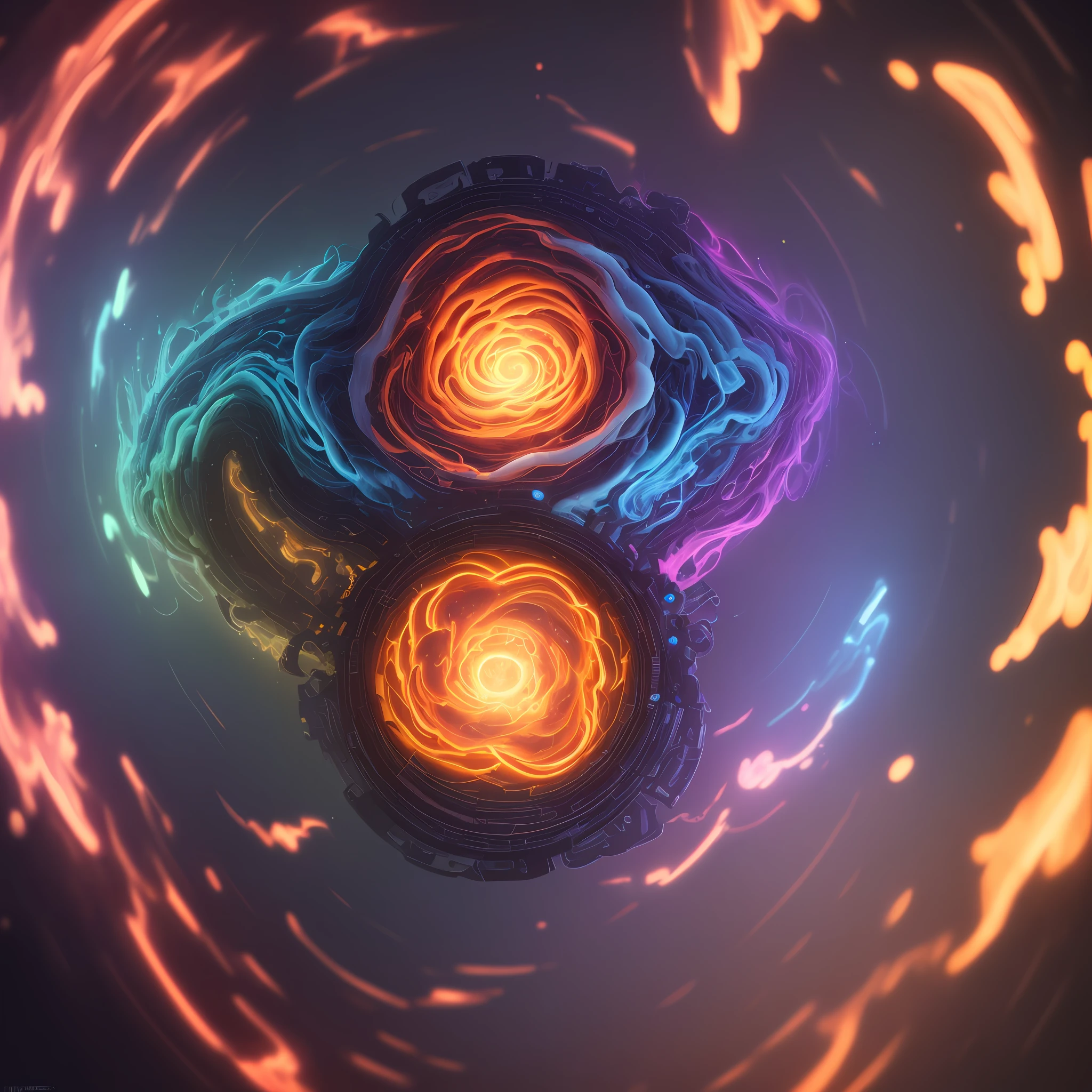 (extremely detailed CG unity 8k wallpaper, masterpiece, best quality), (brain synapse, abstract and illustrative, human brain, colorful), high saturation, deep contrast, dynamic camera angle, close-up shot.