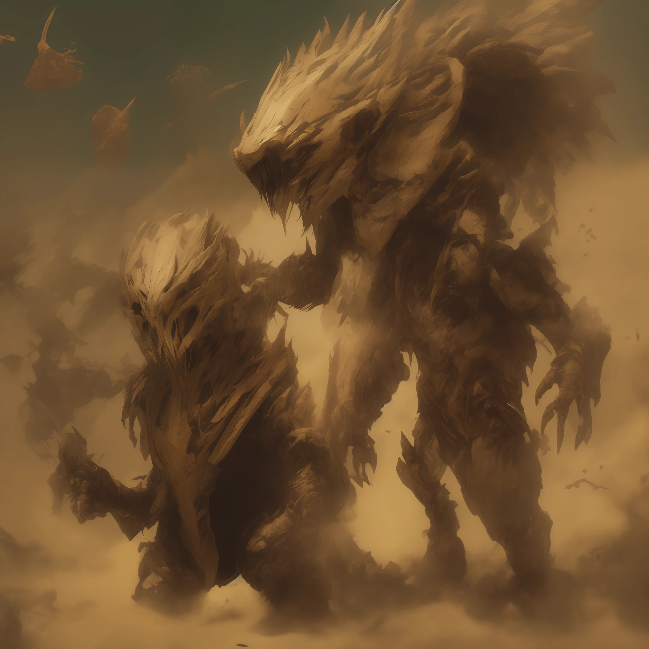 predator hunter, insectoid, anthill, warrior on the attack, battle cry, 4k