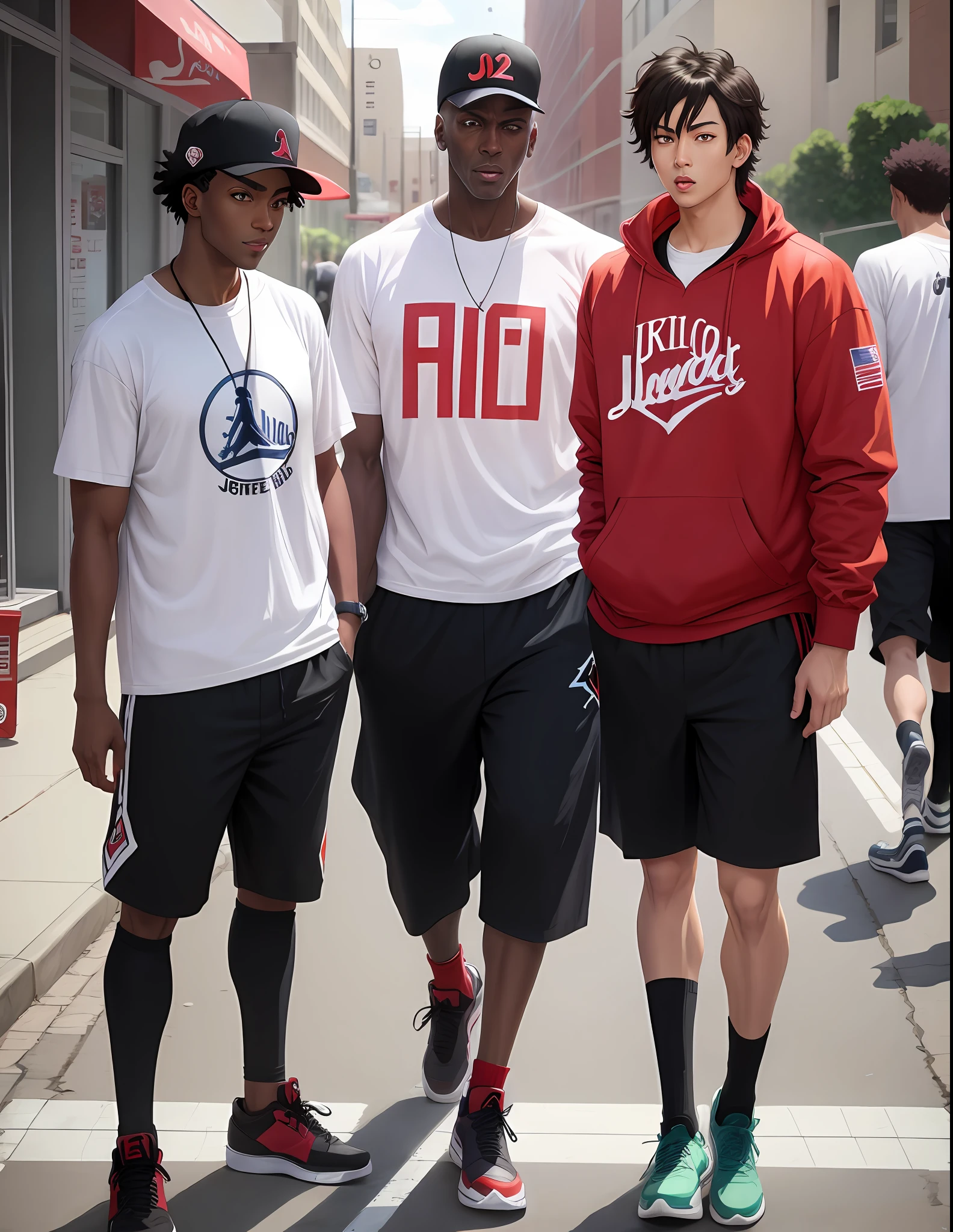 Michael Jordan anime short, Hot-Blooded, The Street