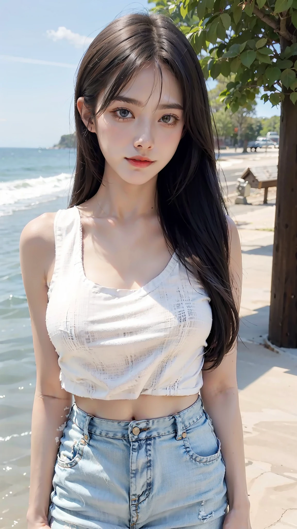 Denim skirt
