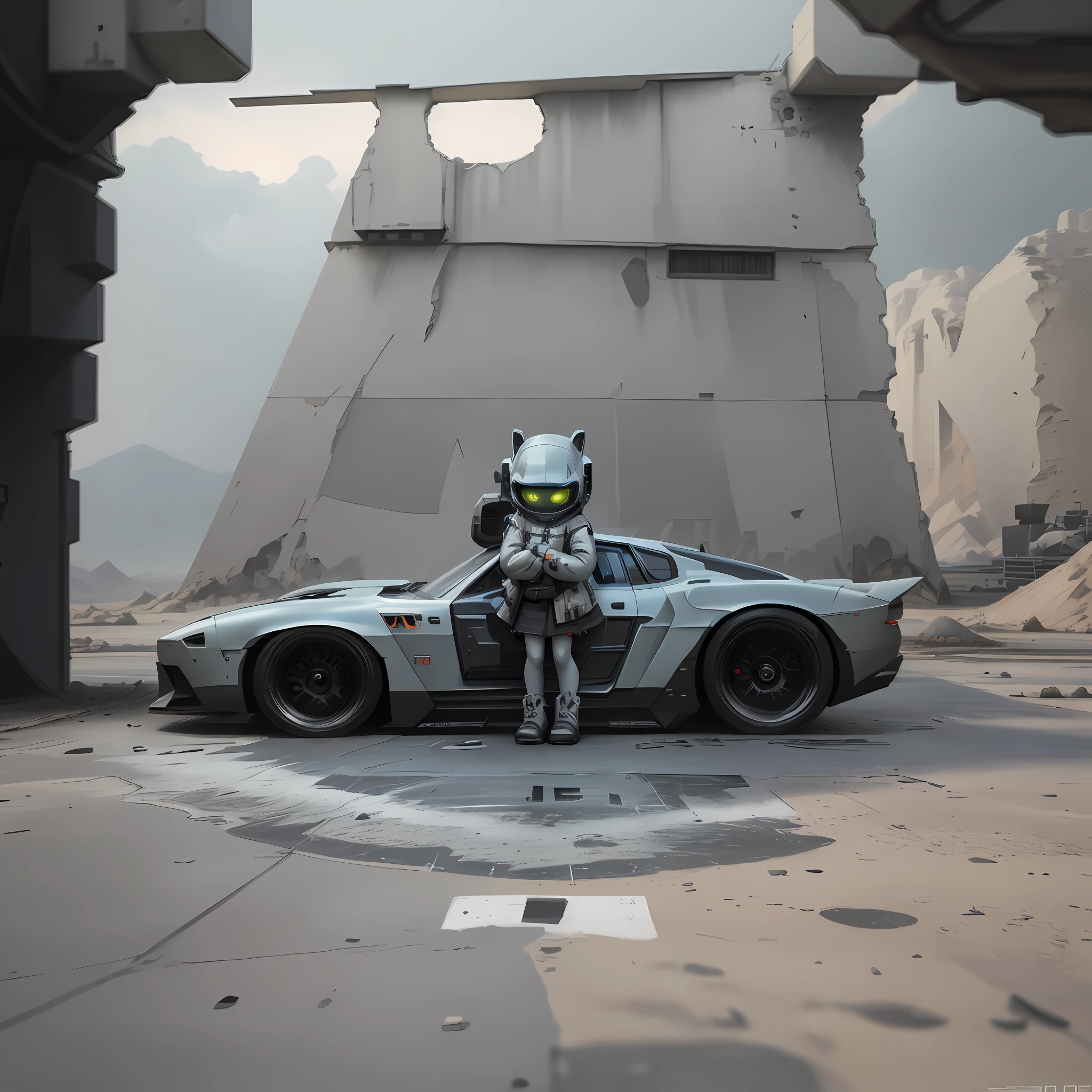 loli, alien landscape, surrealism, futurism, cubism futurism, cyberpunk, ray tracing, glitter, cinematic lighting, motion blur, flash, atmospheric perspective, pov, ultra wide, canon, ultra hd, retina, masterpiece, textured skin, ccurate, anatomically correct, super detail, high detail, high resolution, best quality, award-winning, 4K, 8k, 16k
