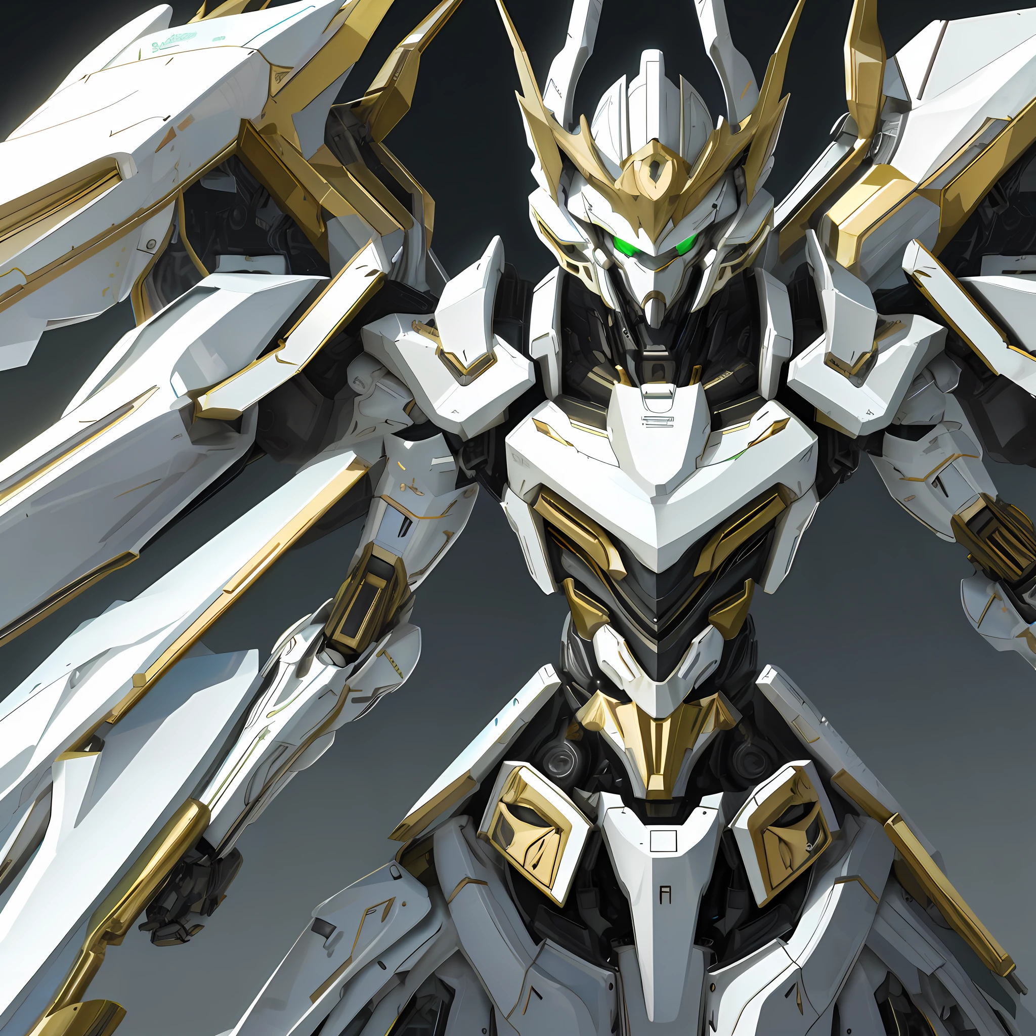 a robot, best quality, highly detailed, ultra-detailed, masterpiece, 8k wallpaper, white theme, green eyes, head close up,bad anatomy, absurdres, highres, super fine illustration, absurdres, solo, game cg, lord,at night, (blacklight:1), (detailed beautiful face and eyes:1), command spell,mecha musume,mask,mechanical parts, robot joints, full armor