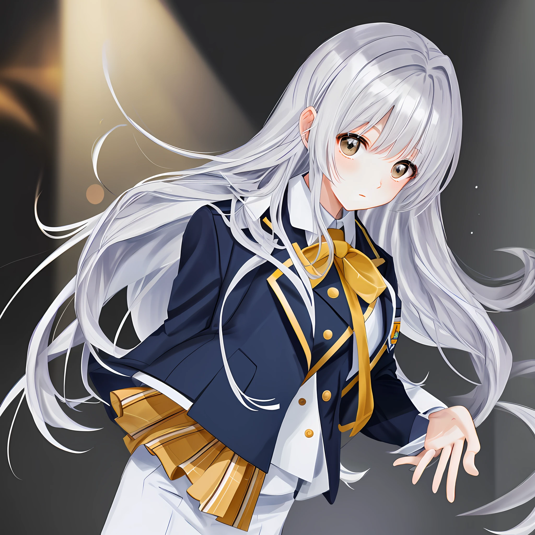 Uniform Blazer Long Hair Cute Top Quality High Resolution