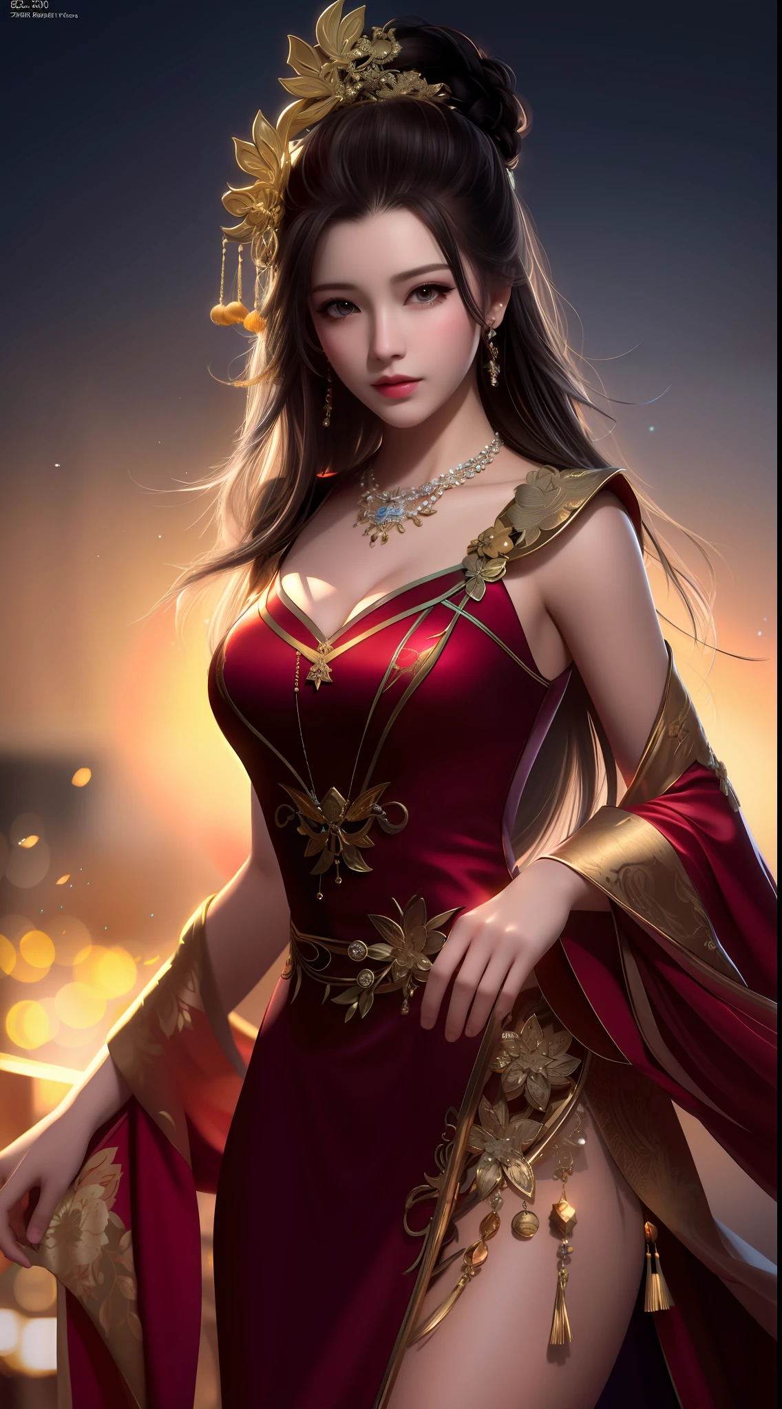 best quality, masterpiece, highres, 1girl,china dress,hair ornament,necklace, jewelry,Beautiful face,upon_body, tyndall effect,photorealistic, dark studio, rim lighting, two tone lighting,(high detailed skin:1.2), 8k uhd, dslr, soft lighting, high quality, volumetric lighting, candid, Photograph, high resolution, 4k, 8k, Bokeh