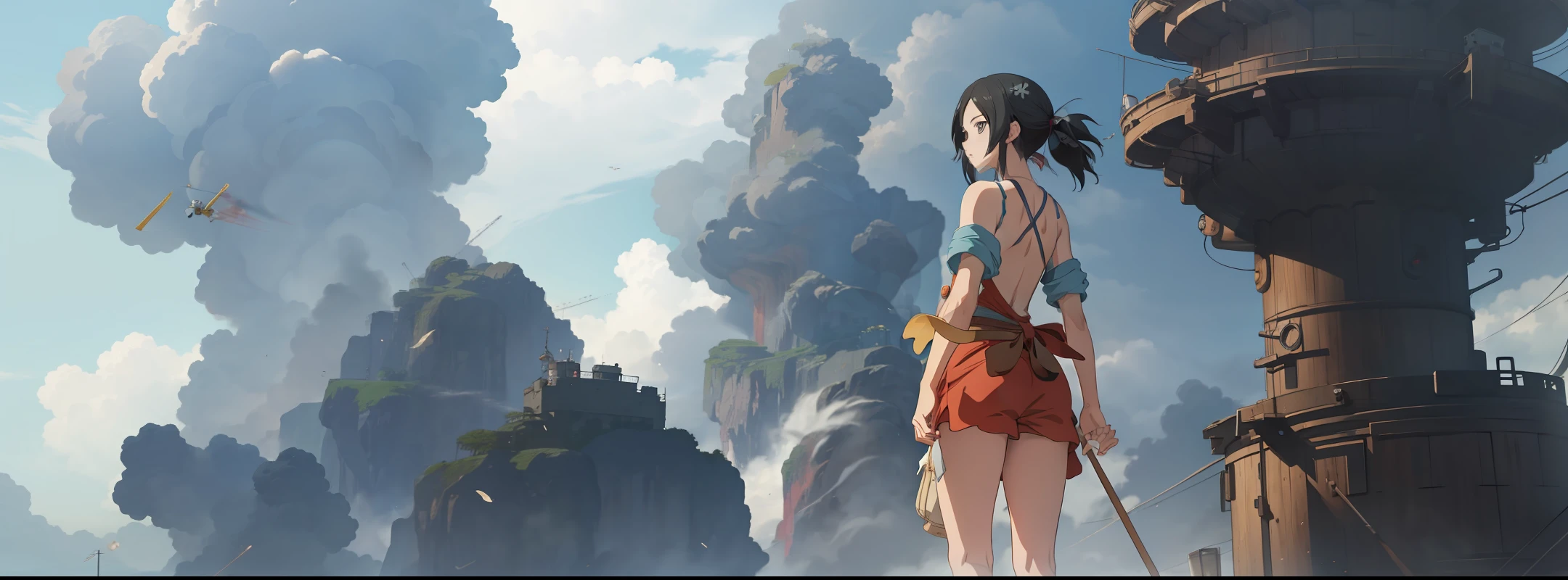 One pieces, studio ghibli style, octane rendering, 8k, masterpiece