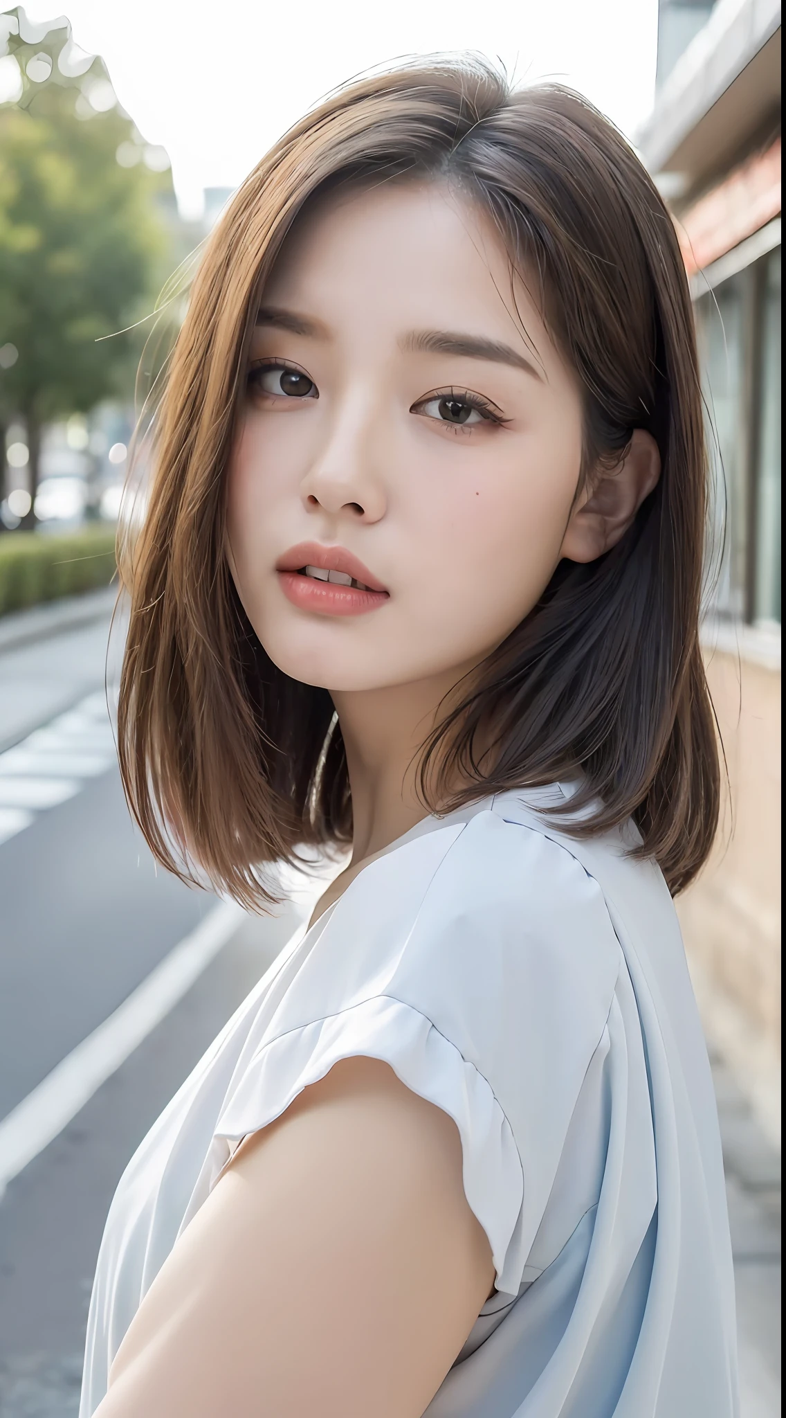 ((Best Quality, 8k, Masterpiece:1.3)), Focus:1.2, Perfect Body Beauty:1.4, Buttocks:1.2, (Layered Haircut:1.2)), (Street:1.3), Highly Detailed Face and Skin Texture, Fine Eyes, Double Eyelids, Whitening Skin, Long Hair, (Round Face: 1.5), (sweet_lolita)