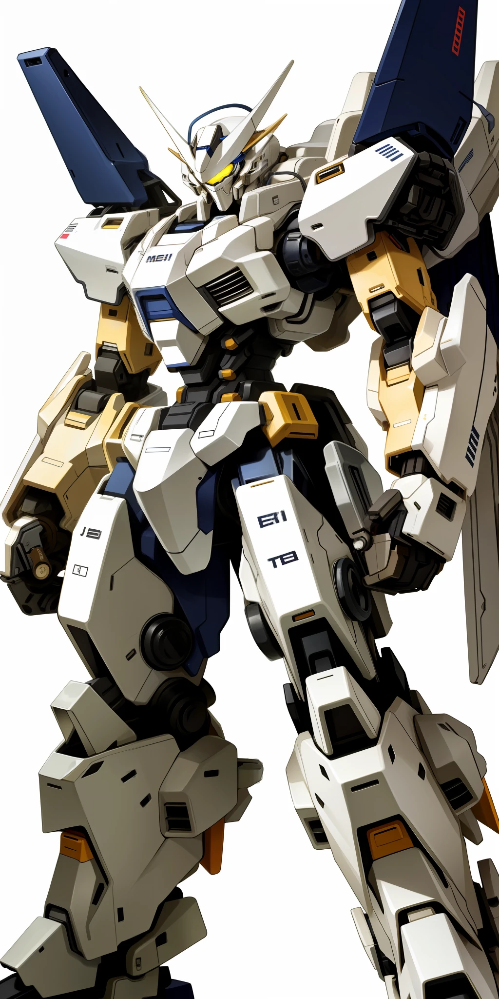 Mecha simple background, white background - niji5