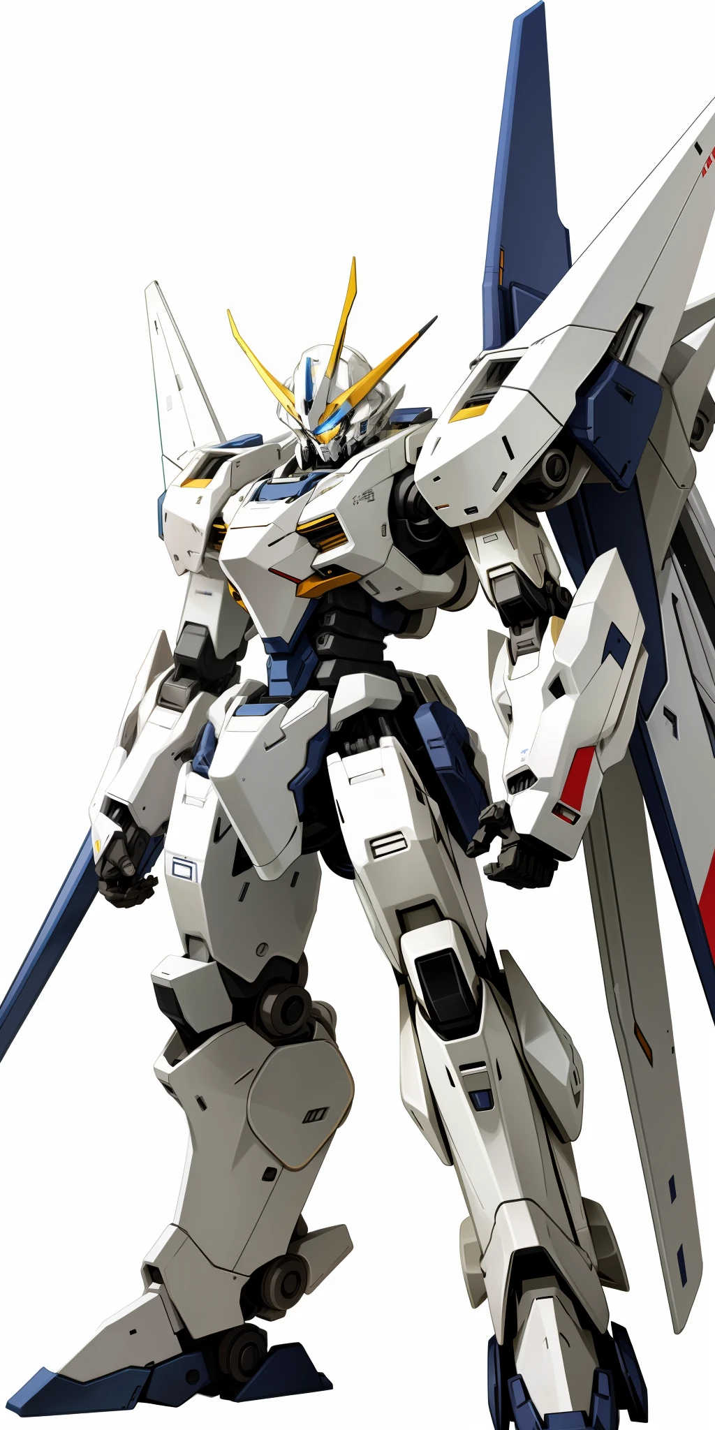 Mecha simple background, white background - niji5
