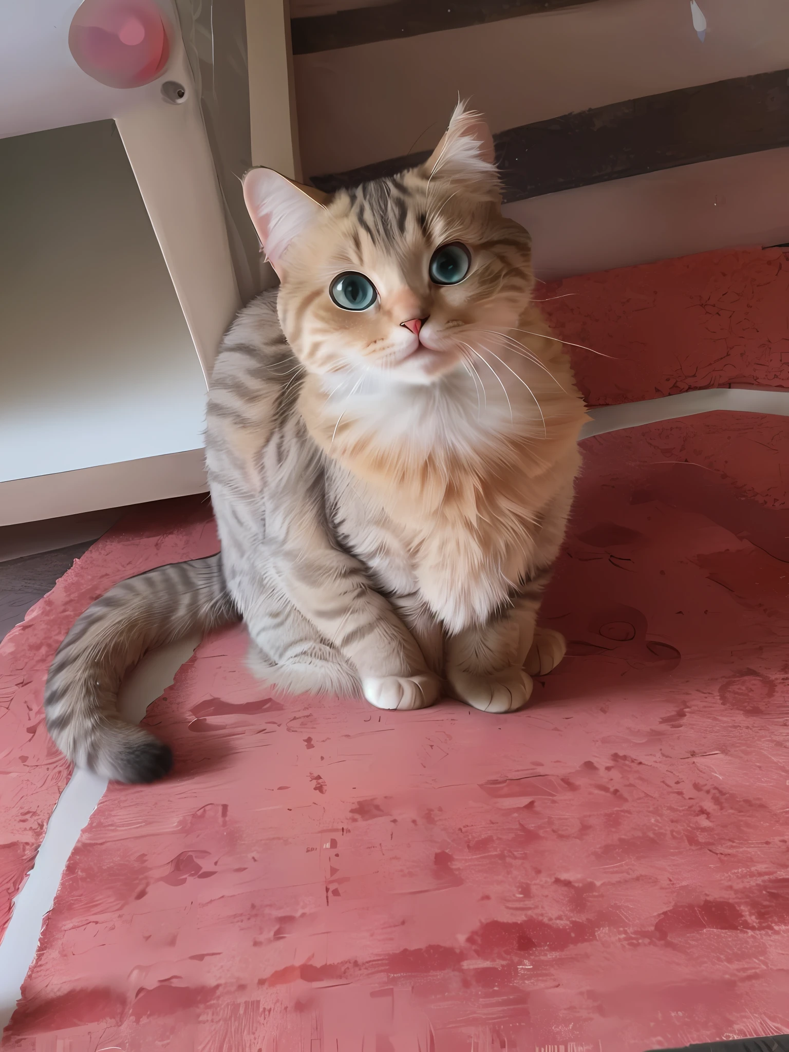 Make cat anime girly