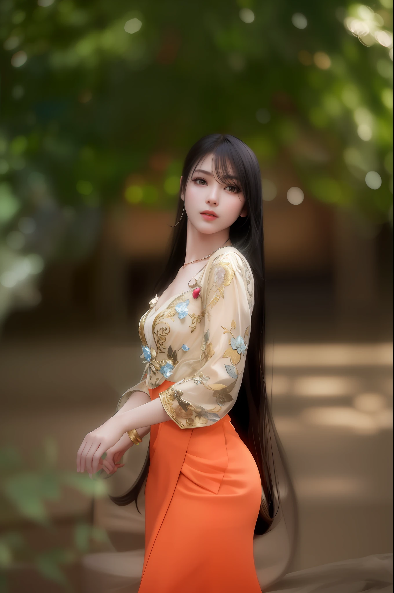 Best quality, masterpiece, high resolution, shot of 1 girl, wearing porcelain dress, hair accessories and necklace, jewelry on forehead, beautiful face, conscientious body showing Tyndall effect, amazing realistic detail, shot in dark studio , edge lighting presentation, dual-tone lighting adjustment, high-detail skin focus (x1.2), 8k uhd resolution, high-end dslr camera, soft light and gentle style, high-quality and sophisticated production, volumetric lighting, khaki with sneak peek One corner produces unique and different high-resolution photo effects, 4k and 8k resolution output, and the background blur is perfect.Extreme close-up. Piercing gaze. Full lips. Face of gorgeous woman. Contrast of light and dark. Dynamic angle. Studio. f/11 --ar 2:3 --q 2 --style raw