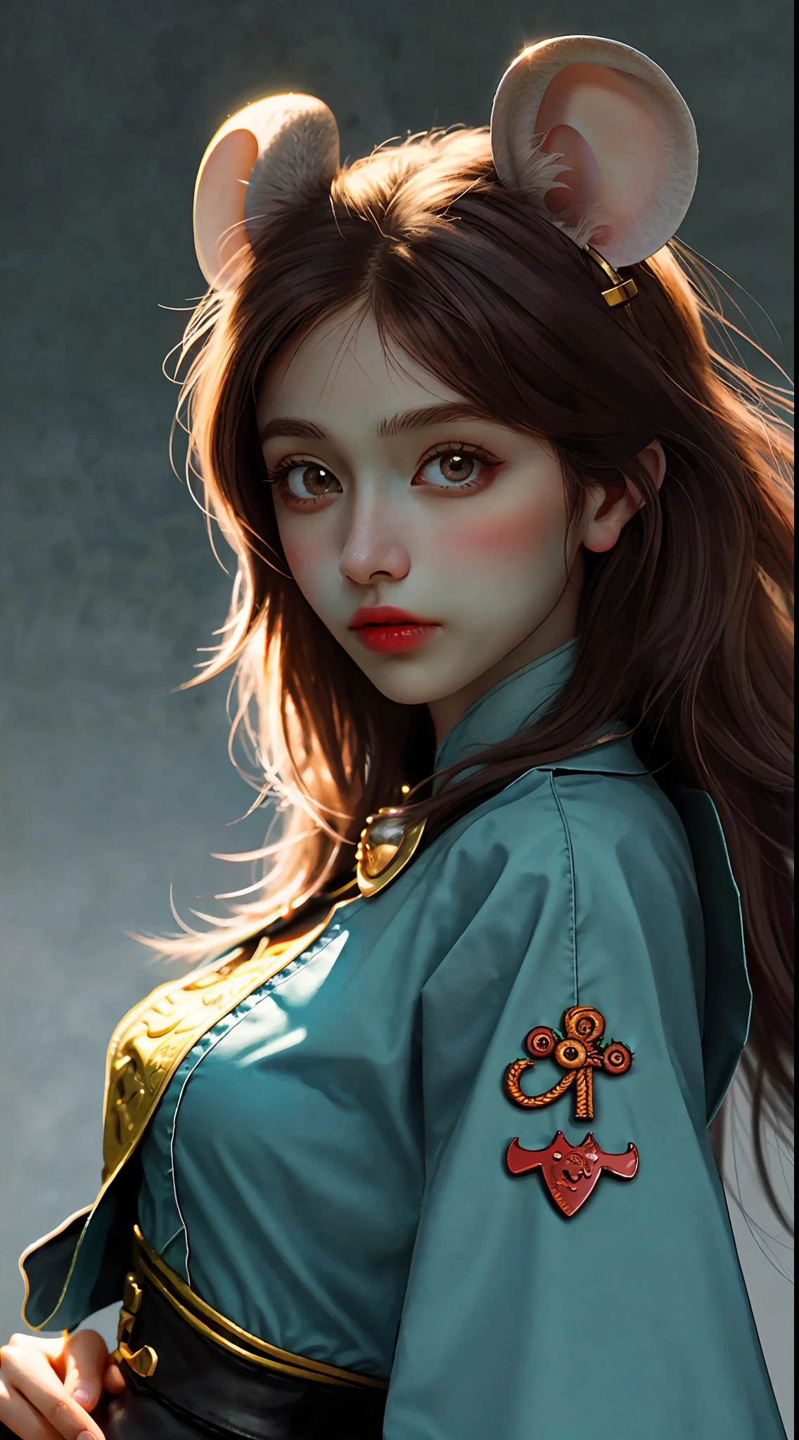 mouse girl, close-up