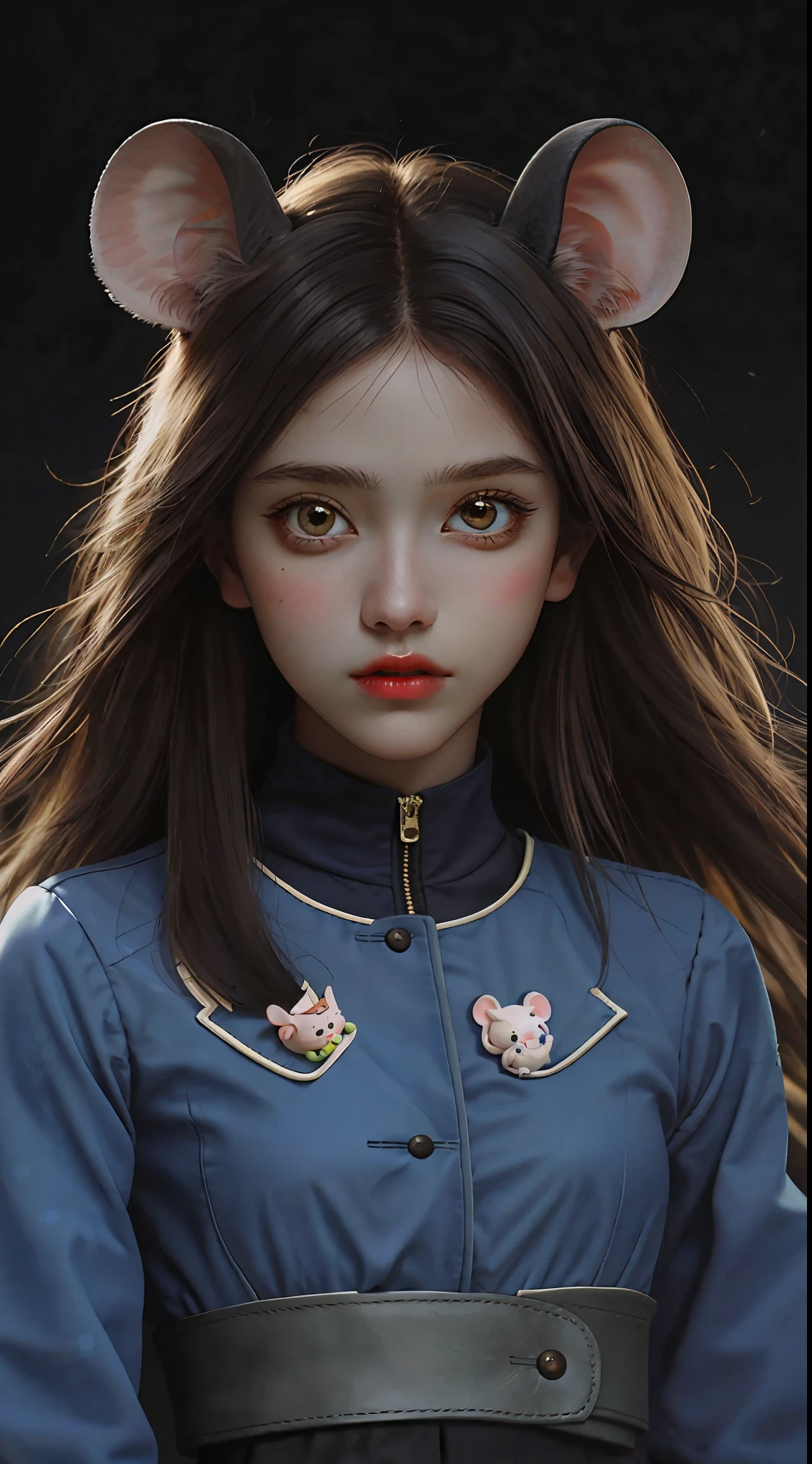 mouse girl, close-up