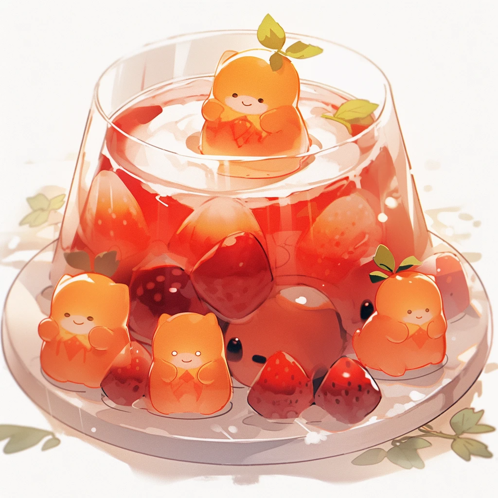 Cartoon jelly, cute, tasty --niji 5