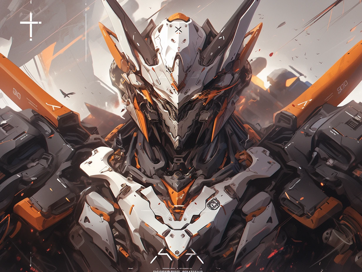 Gundam, future warrior, mech character design,(((full body posture))),Simple concept design of alien mechanical robot, , complete composition, , 3D, CG concept, perfect body light, Thuan Nguyen Minh Duong, behance, 3D rendering of the mech, cyberpunk, future cool style, . Conceptual design, modeling, texturing and rendering done by me for a massive hostile situation, --ar 4:3 --niji 5