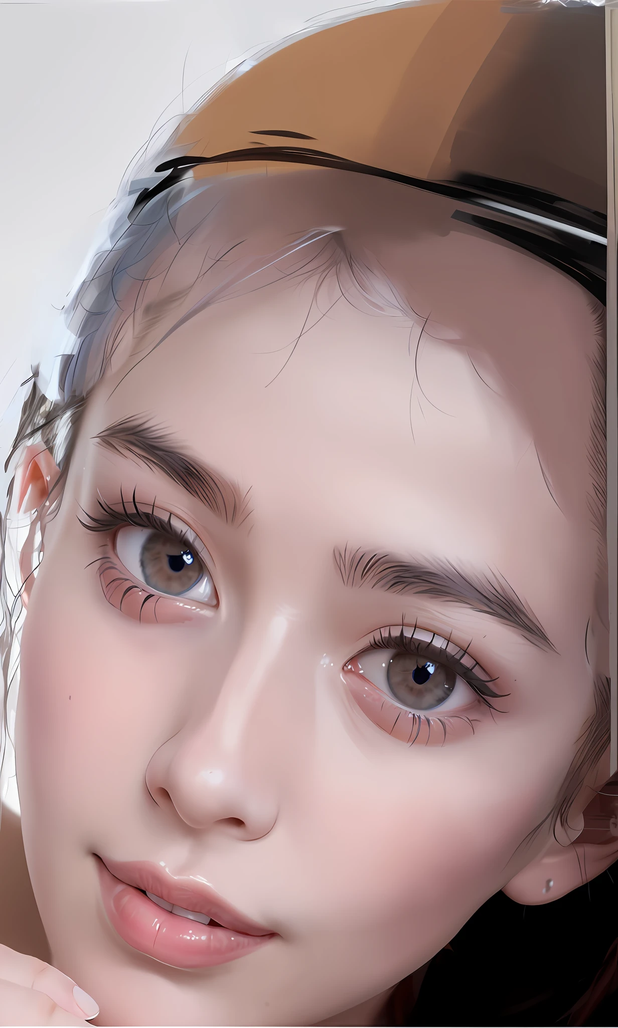 A girl, masterpiece, best quality, perfect, (bald head 2.0)