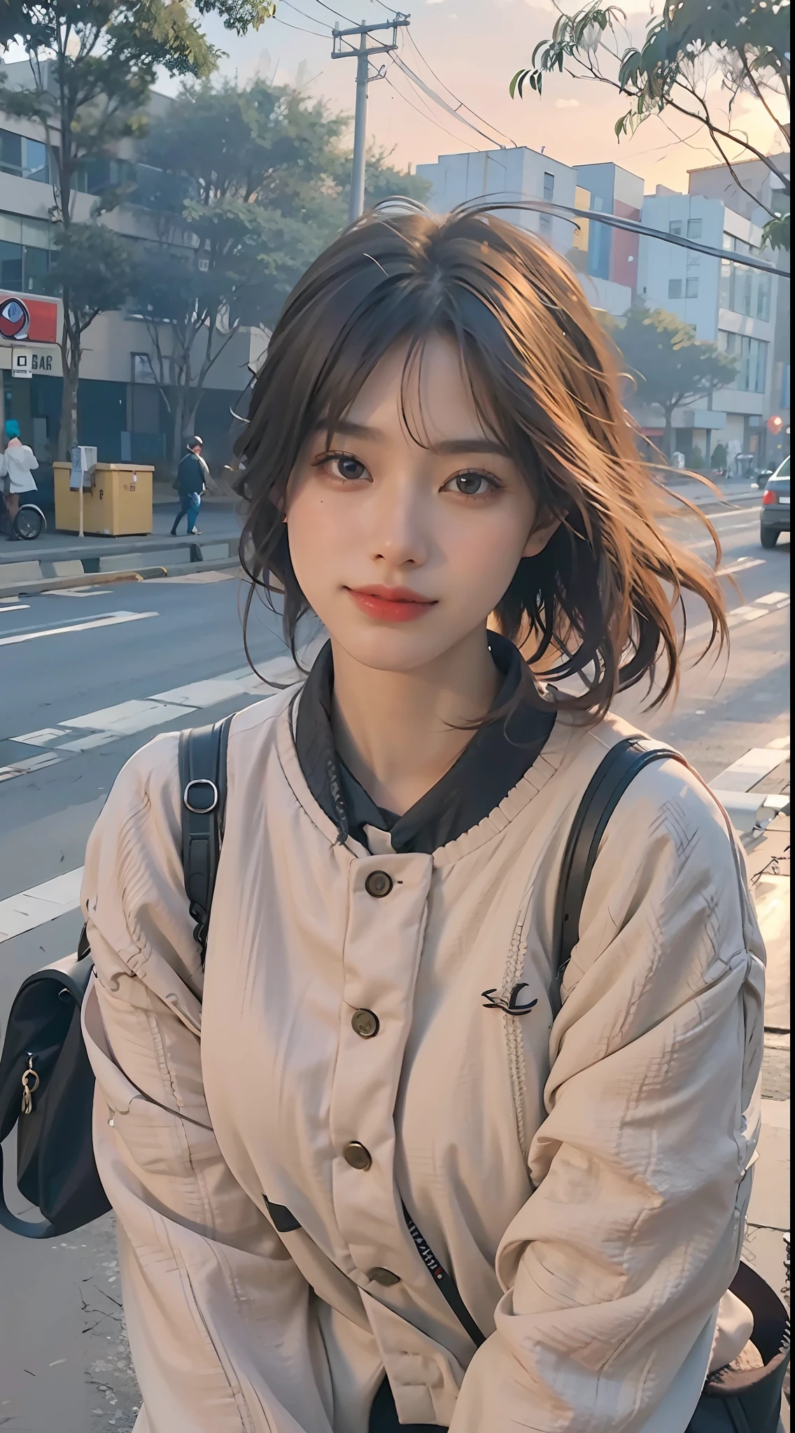 (8k, best quality, masterpiece: 1.2), (photo realistic), hyper-detail, girl, solo, face viewer