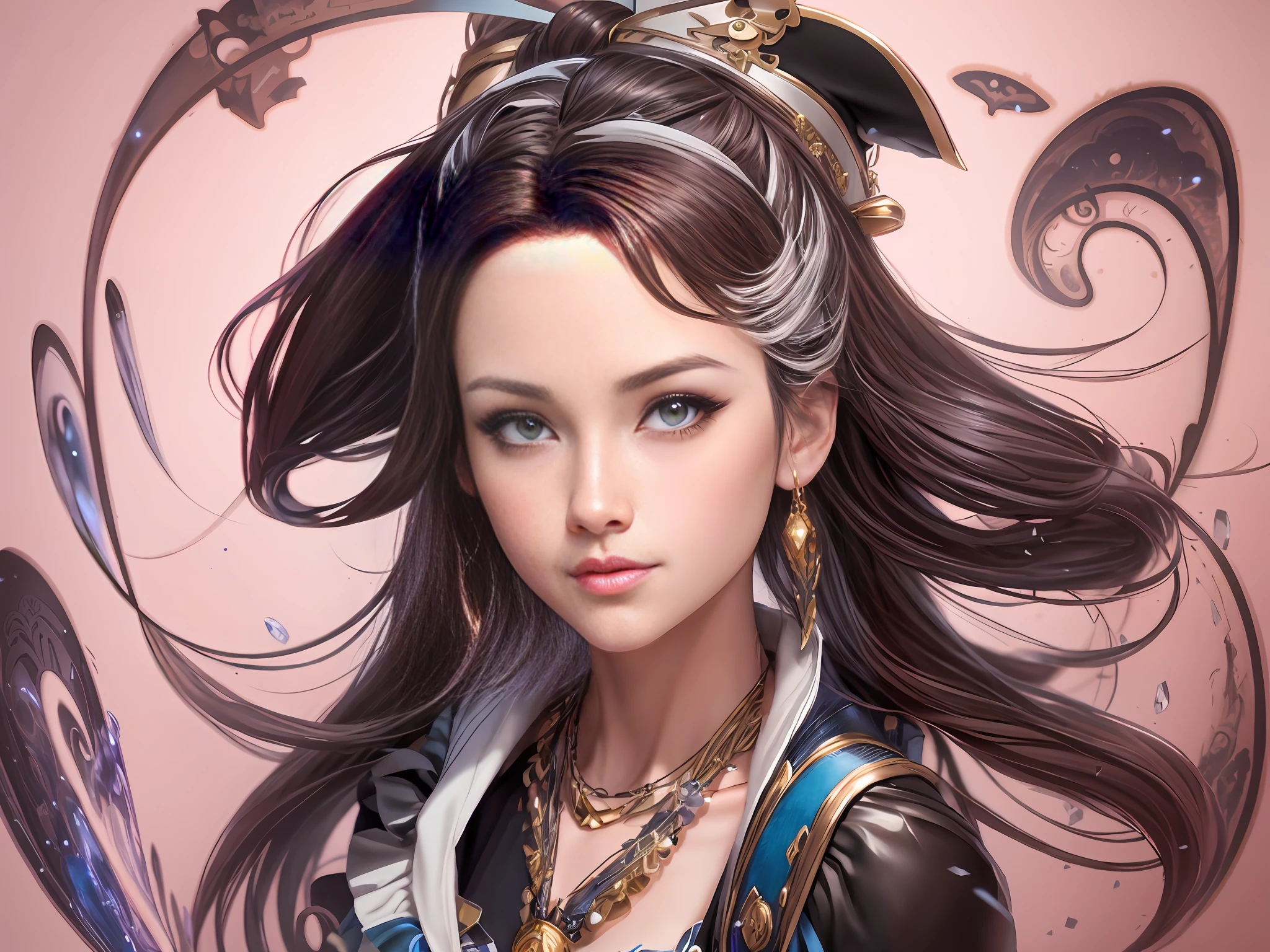 anime girl with long hair and a tiable and a necklace, artgerm. anime illustration, artgerm. high detail, artgerm portrait, a beautiful fantasy empress, artgerm detailed, extremely detailed artgerm, ig model | artgerm, 2. 5 d cgi anime fantasy artwork, beautiful character painting, fanart best artstation