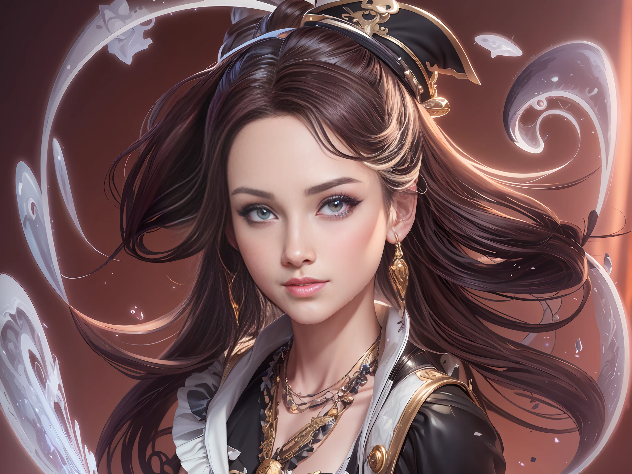 Close-up of a long-haired anime girl with clear pupils and whites of the eyes, rounded pupils, close-up portraits of people, highly detailed characters, 3D character art, Artgerm; 3d Unreal Engine, super detailed fantasy characters, cute 3d anime girl rendering, realistic anime girl rendering, character art portrait, CG social portrait, smooth anime CG art, mirabel Madrigal rendering, high detail, art germ portrait, beautiful fantasy queen, art germ detailed, extremely detailed art germ, ig model | art germ, 2.5d CGI anime fantasy artwork, beautiful character painting, fan art best art station