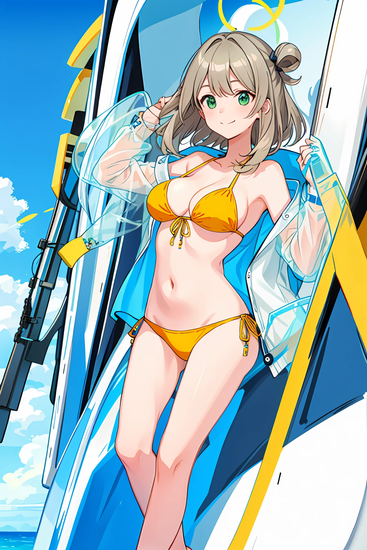 ywllow bikini