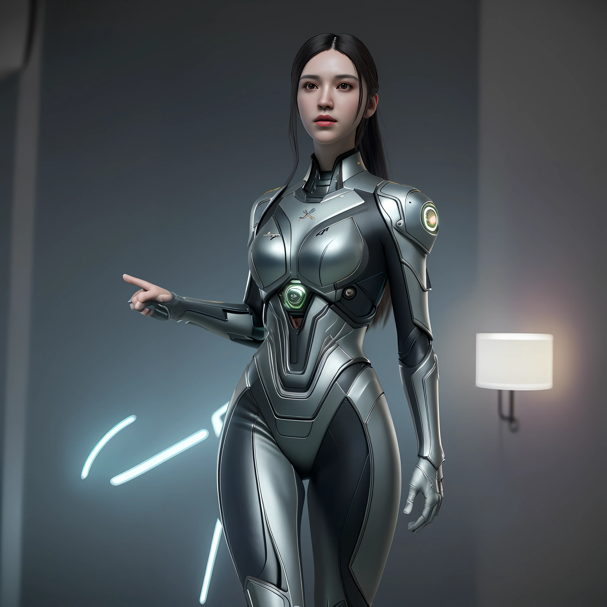 ((Best quality)), ((masterpiece)), (detailed:1.4), 3D, an image of a beautiful cyberpunk female,HDR (High Dynamic Range),Ray Tracing,NVIDIA RTX,Super-Resolution,Unreal 5,Subsurface scattering,PBR Texturing,Post-processing,Anisotropic Filtering,Depth-of-field,Maximum clarity and sharpness,Multi-layered textures,Albedo and Specular maps,Surface shading,Accurate simulation of light-material interaction,Perfect proportions,Octane Render,Two-tone lighting,Wide aperture,Low ISO,White balance,Rule of thirds,8K RAW,