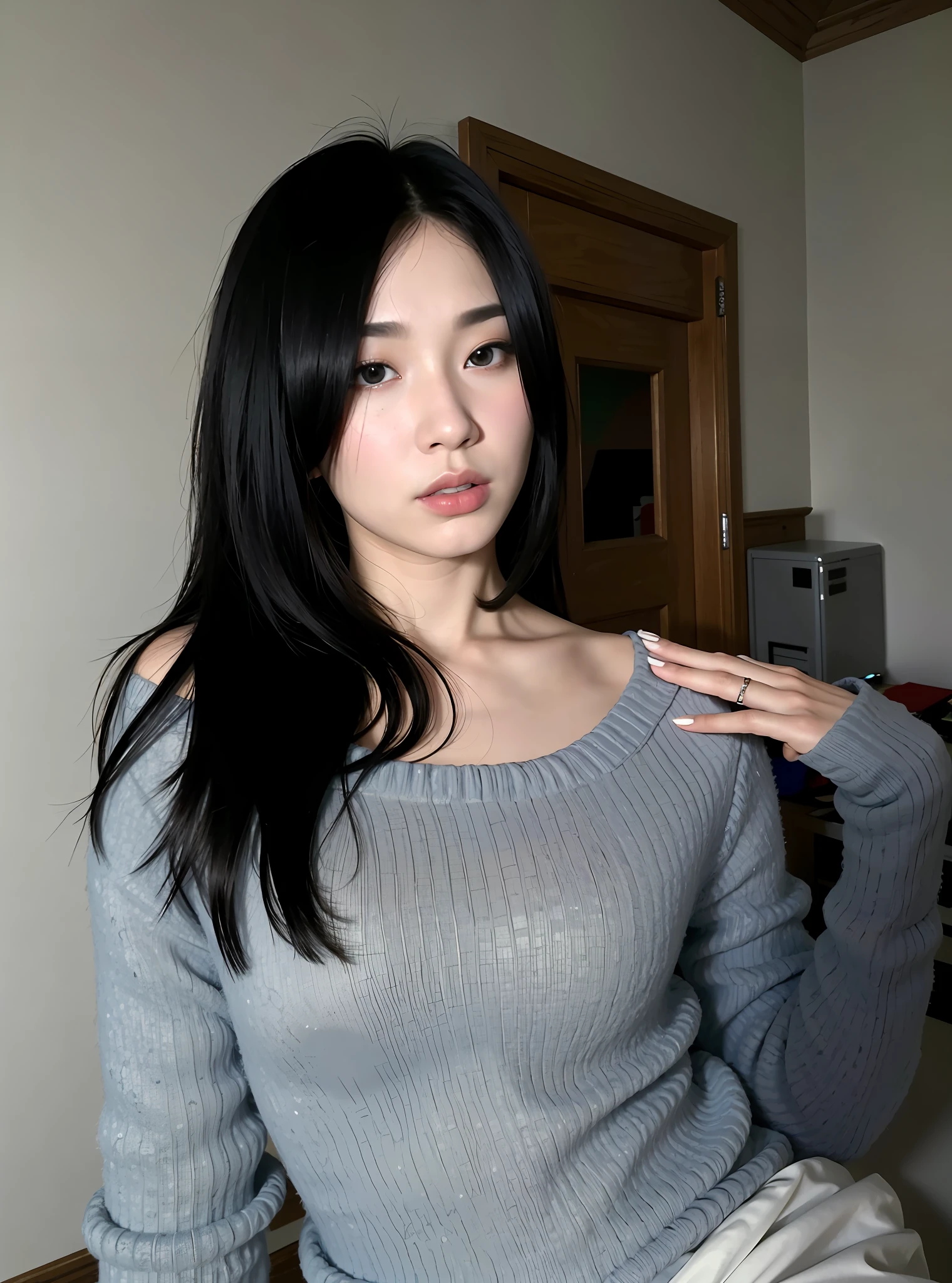 Ace, 4K, High Definition, Masterpiece, Top Quality, Head: 1.3, (Korean K-pop Idol), Fine Skin, Sharp Focus, (Cinema Lighting), Clavicle, Morning, Soft Light, Dynamic Angle, [(Detailed Face: 1.2): 0.2], Side Wrinkles, Thigh Gaps, Red Dress, Slim, Chest, Cleavage, Full Body, Big Shoulders, Best