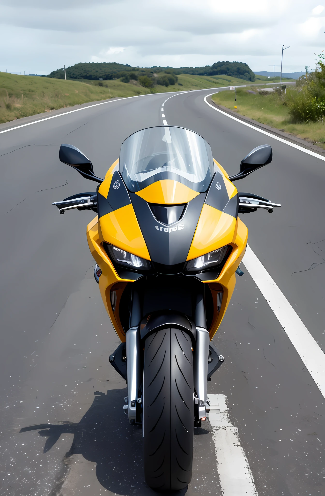Best picture quality, high-definition picture, very clear, vivid and fine,
Dynamic wind, cool sense, very high-tech, bumblebee, mecha, motorcycle,
Main body emphasis: gray metallic, bright light, sense of technology,
Summary of main details: metal stripes, clean lines, hollow design,
Scene details: metal frame, locomotive seat, mechanical design, dynamic scene, stormy,