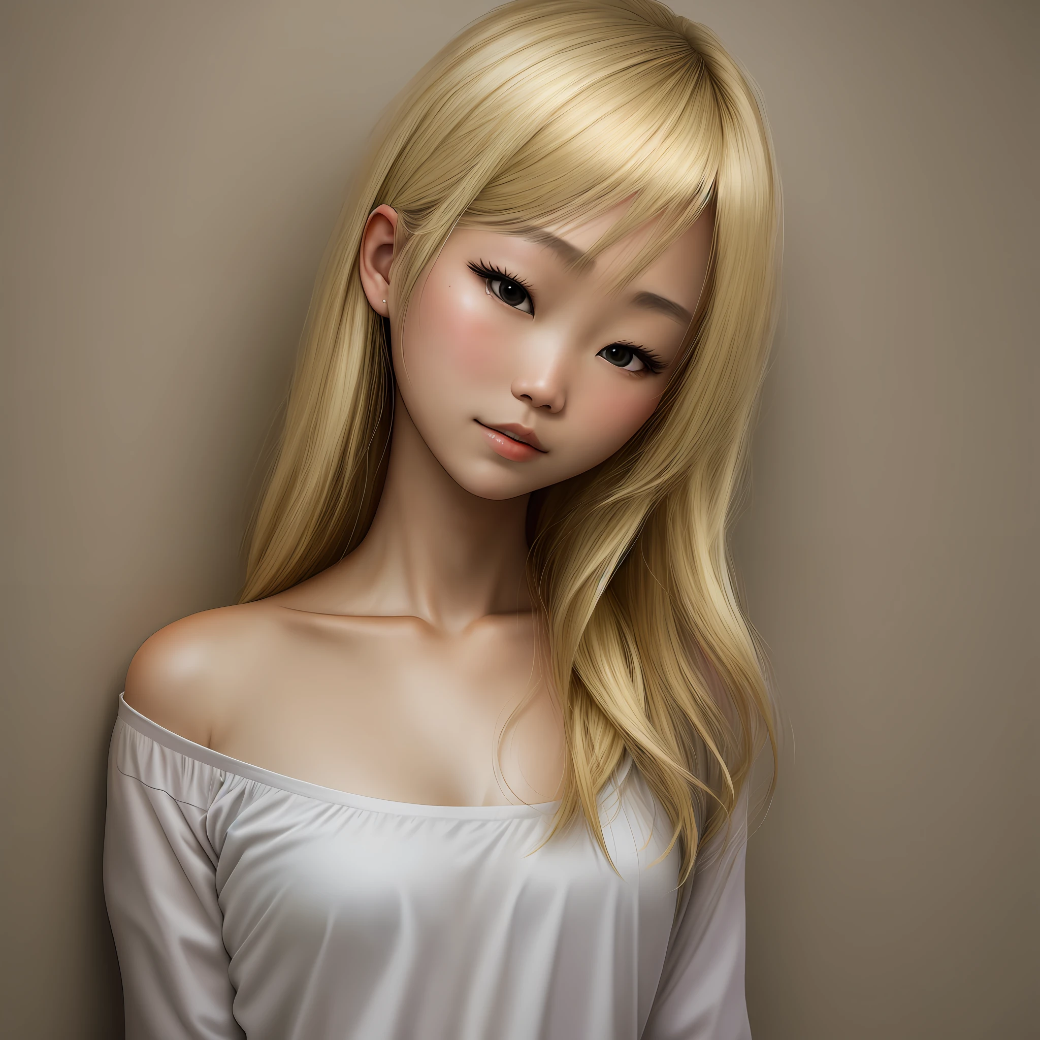 Blonde Asian