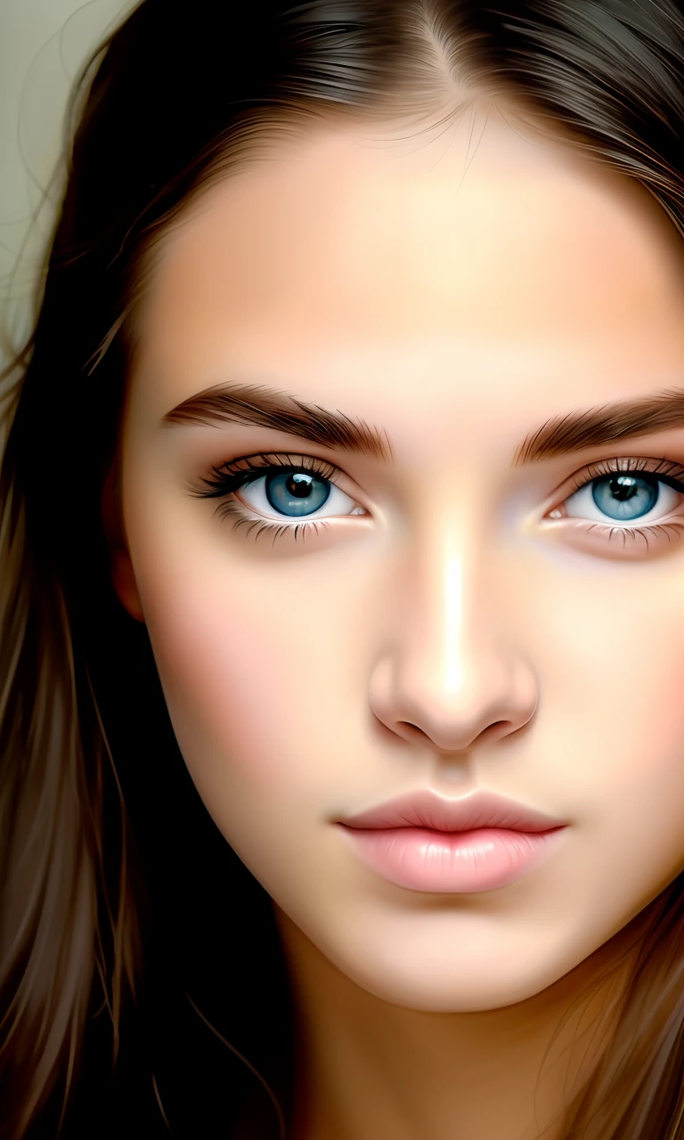 (masterpiece:1.4), most beautiful girl in the world, glossy lips, ultra detailed eyes, Absurdres, hdr, ultra detailed illustration, extremely detailed face, RAW photo, film grain, skin pores, trending on deviantart