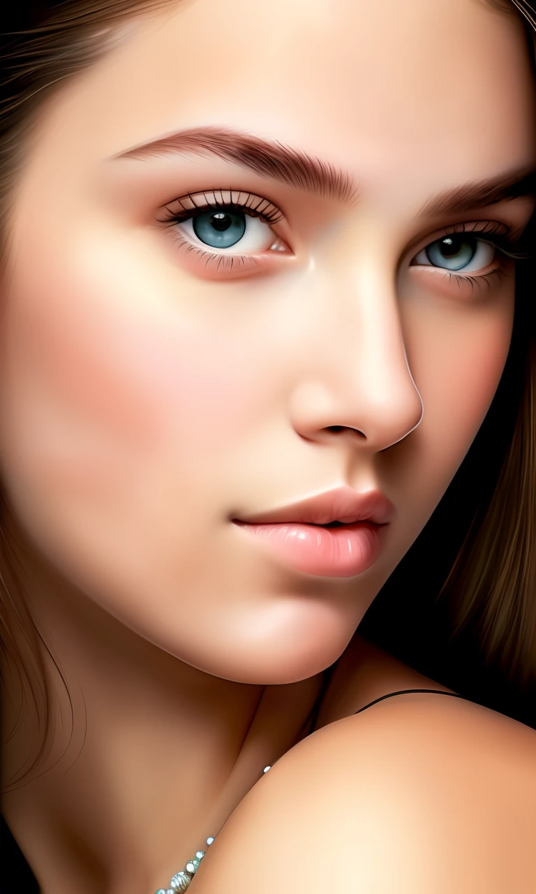 (masterpiece:1.4), most beautiful girl in the world, glossy lips, ultra detailed eyes, Absurdres, hdr, ultra detailed illustration, extremely detailed face, RAW photo, film grain, skin pores, trending on deviantart