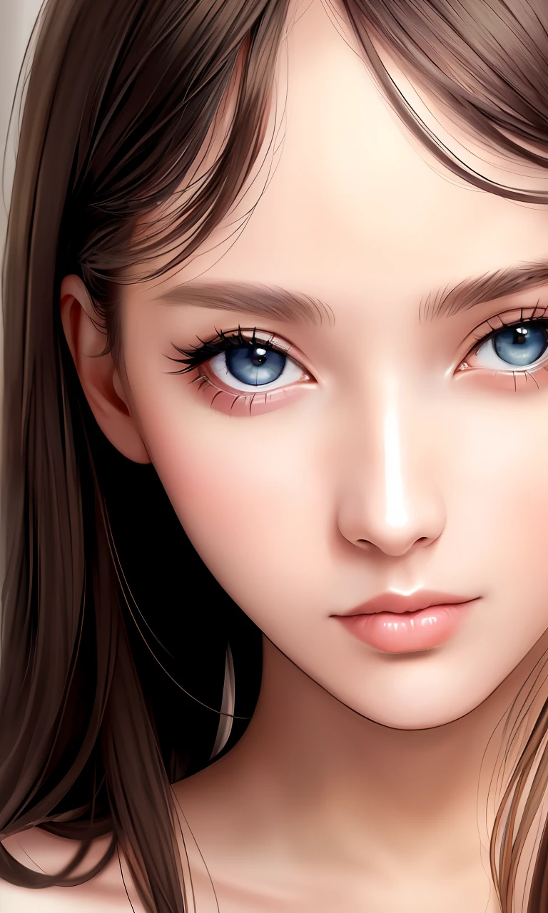 (masterpiece:1.4), most beautiful girl in the world, glossy lips, ultra detailed eyes, Absurdres, hdr, ultra detailed illustration, extremely detailed face, RAW photo, film grain, skin pores, trending on deviantart