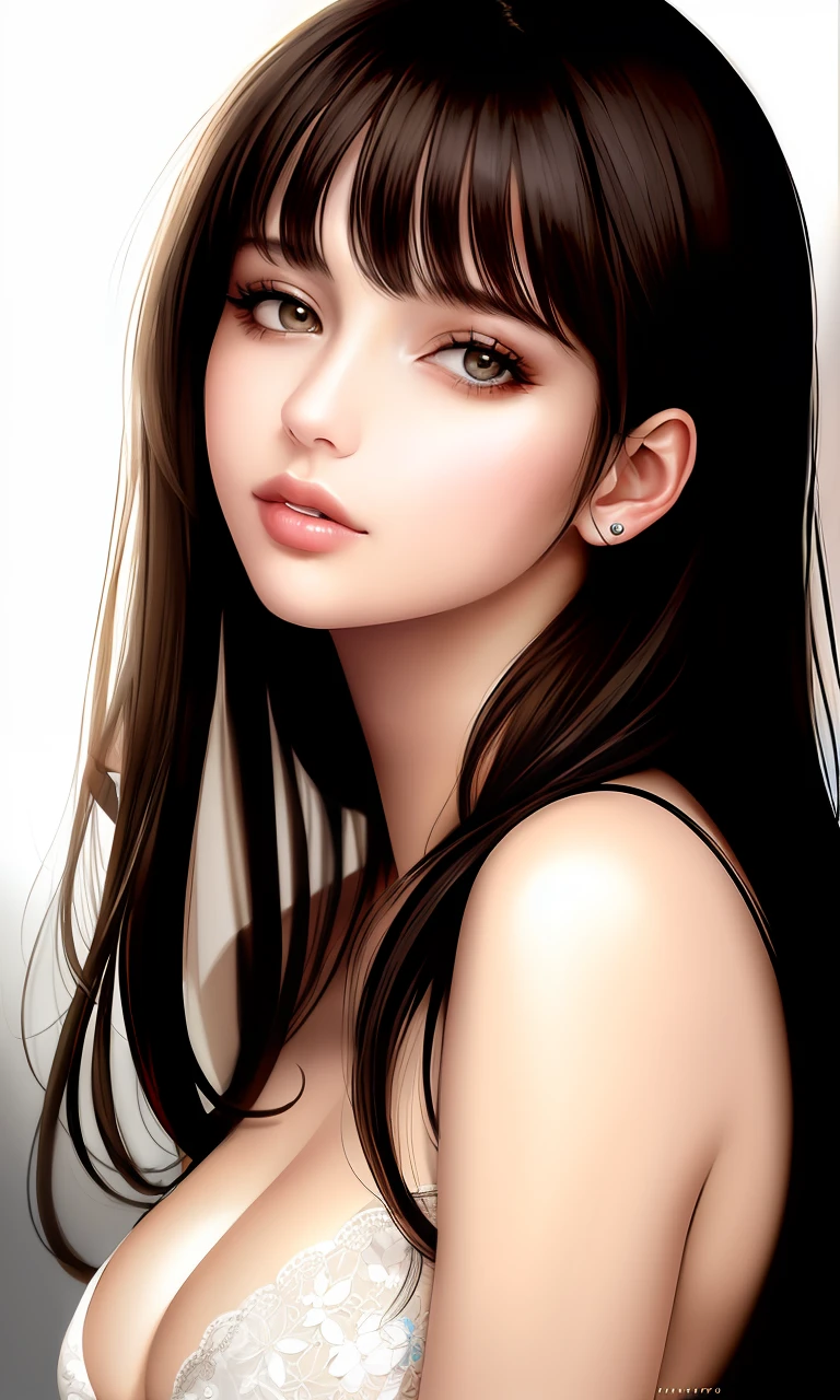 (masterpiece:1.4), most beautiful girl in the world, glossy lips, ultra detailed eyes, Absurdres, hdr, ultra detailed illustration, extremely detailed face, RAW photo, film grain, skin pores, trending on deviantart