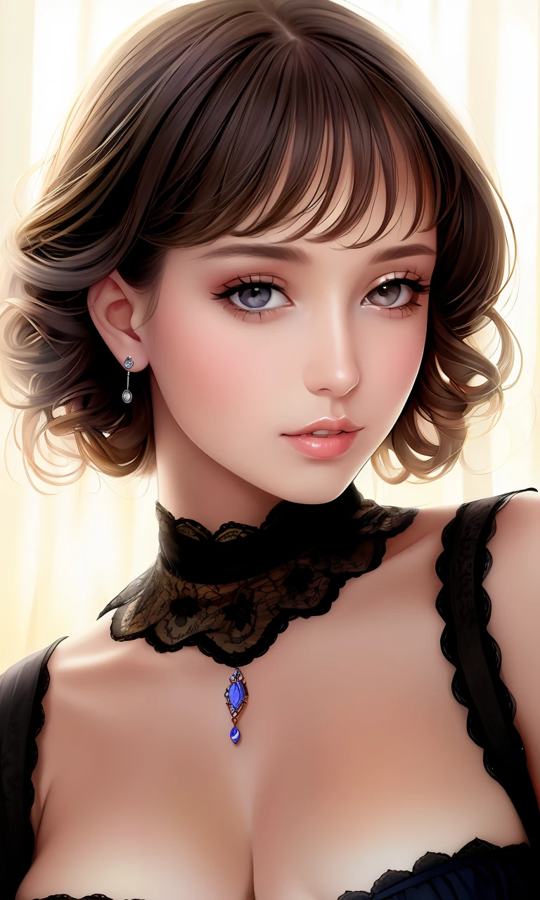 (masterpiece:1.4), most beautiful girl in the world, happy, glossy lips, ultra detailed eyes, Absurdres, hdr, ultra detailed illustration, extremely detailed face, RAW photo, film grain, skin pores, trending on deviantart