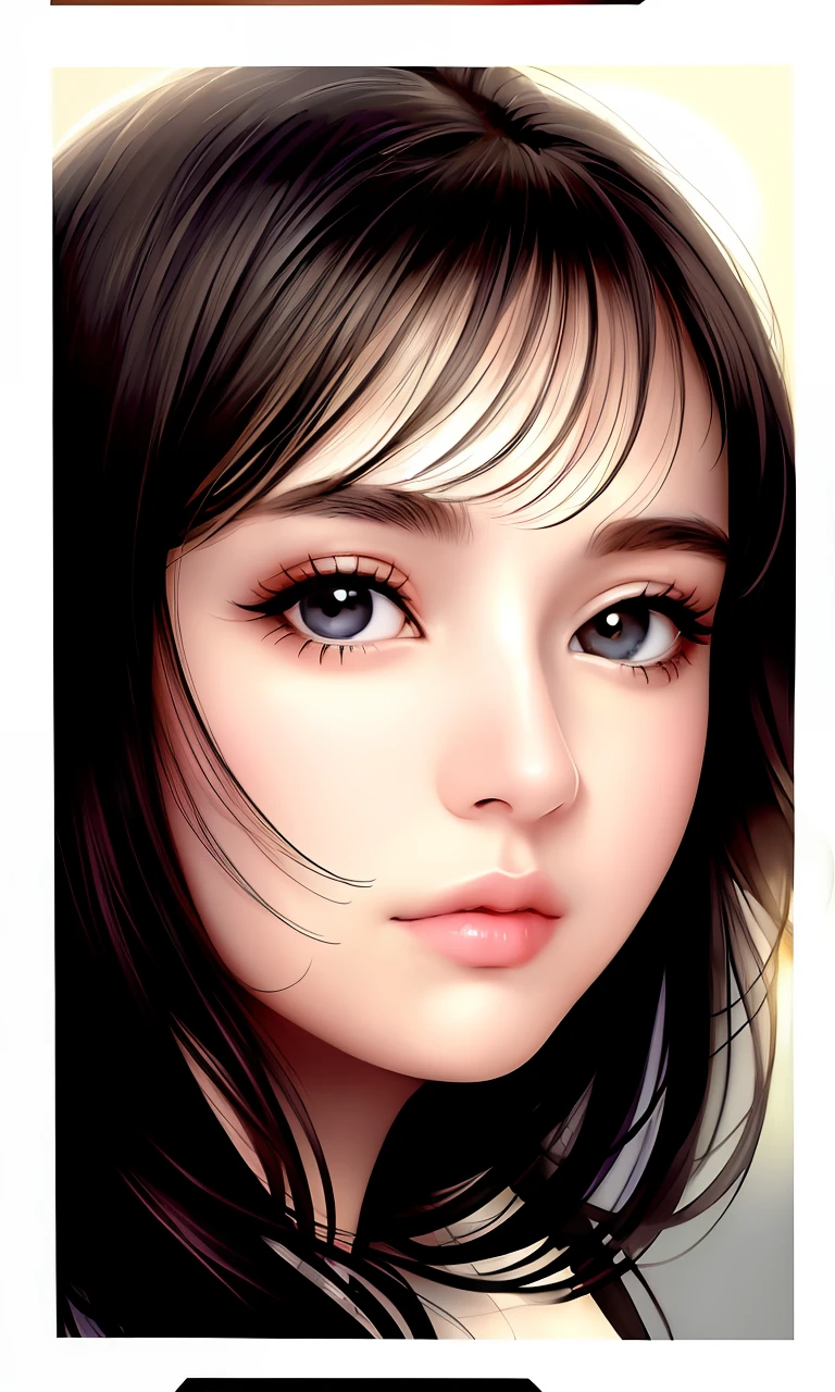 (masterpiece:1.4), most beautiful girl in the world, happy, glossy lips, ultra detailed eyes, Absurdres, hdr, ultra detailed illustration, extremely detailed face, RAW photo, film grain, skin pores, trending on deviantart