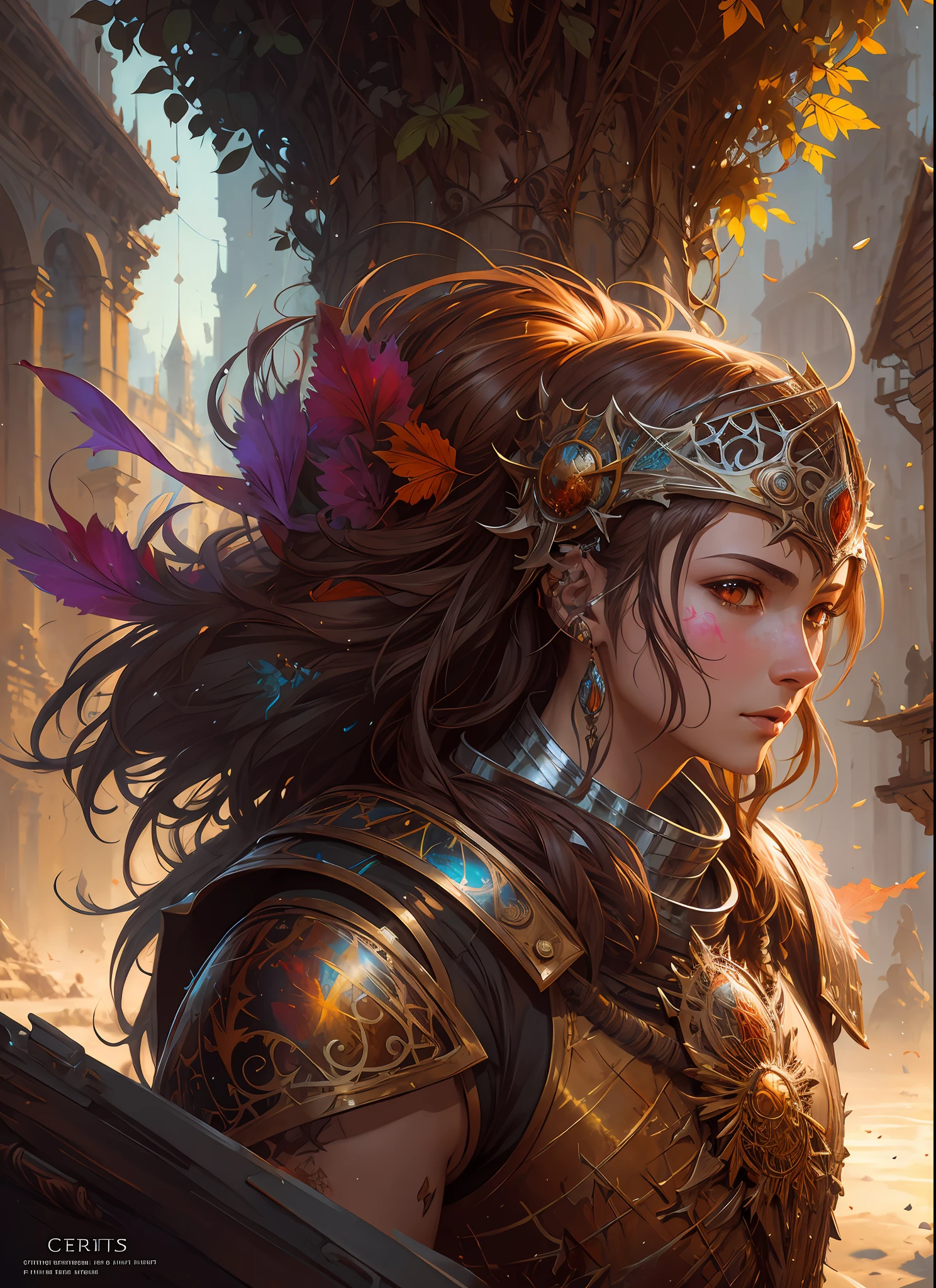 highres, Antonio Moro, best quality, medieval armor, by cyril rolando, concept art, reflections, composition, physically-based rendering, ((art by carne griffiths and peter kemp and anatoly metlan)), trending on CGSociety, perfect face,