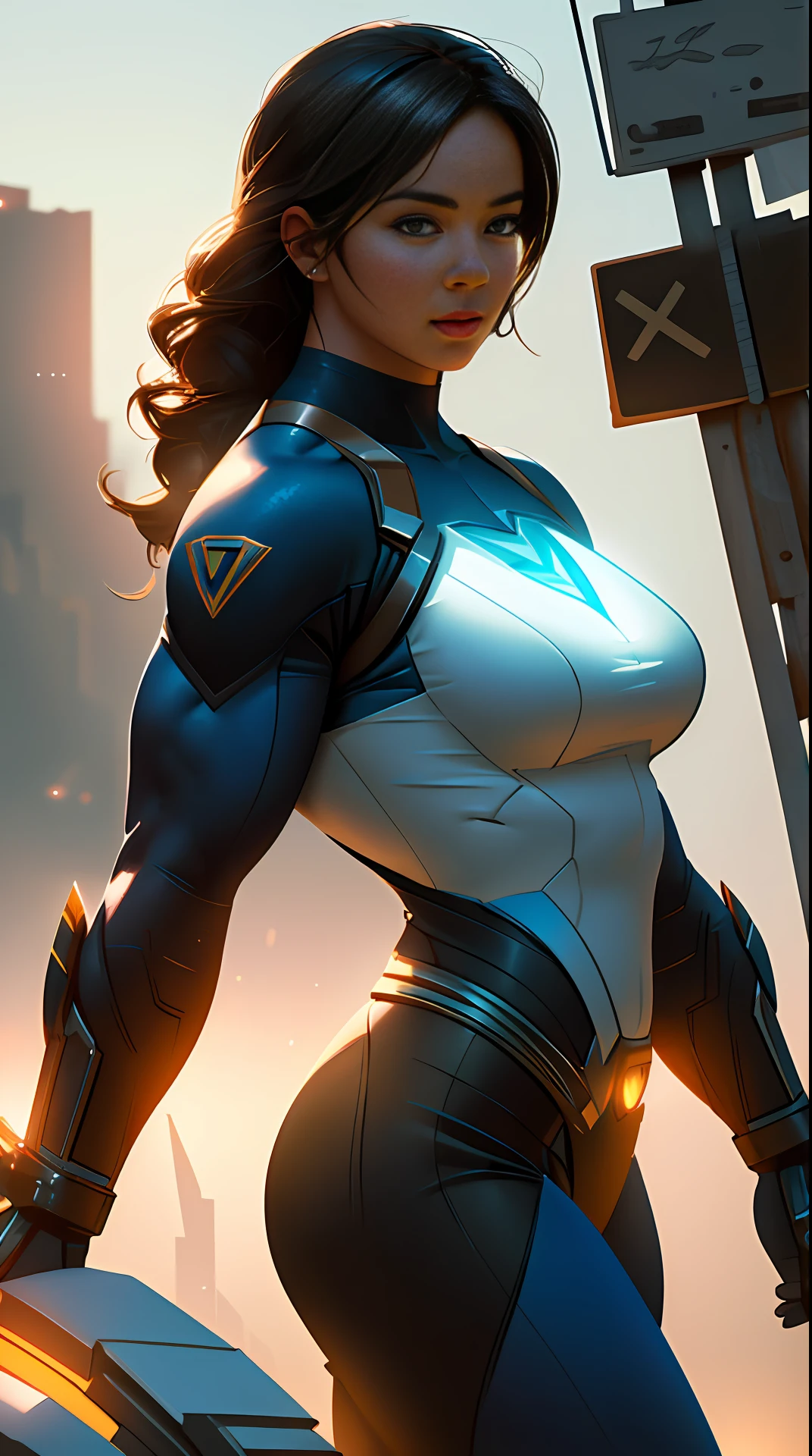 Cinematic soft lighting illuminates a stunningly detailed and ultra-realistic two superhero of the sign of Gemini, super strong, muscular that is trending on ArtStation. Octane is the perfect tool to capture the softest details of this 16k photography masterpiece