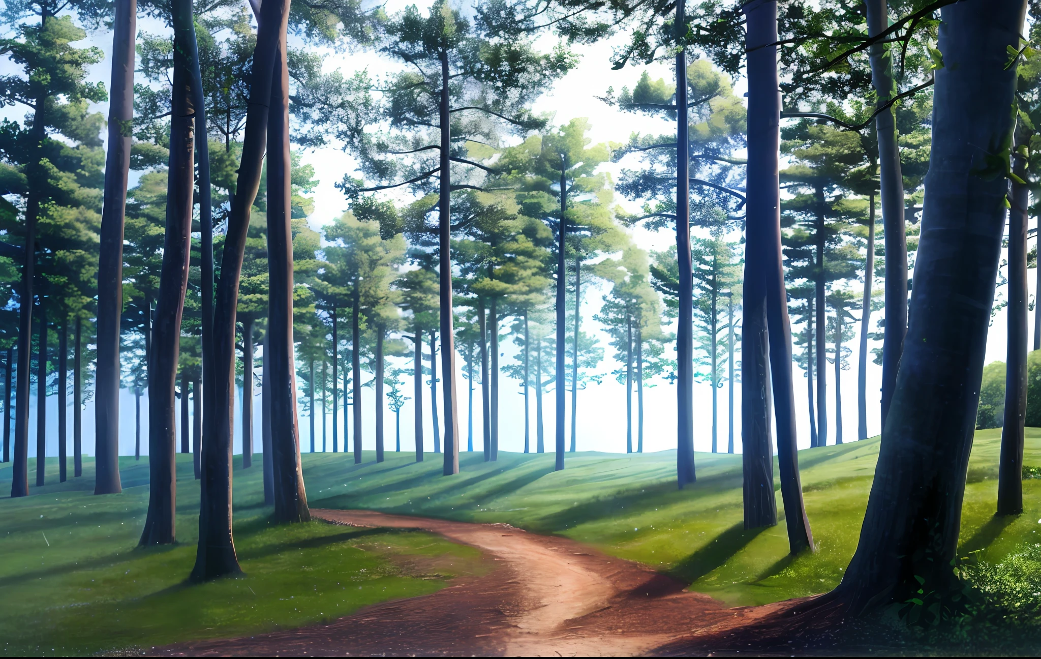 scenery, grim forest, woods, ambient